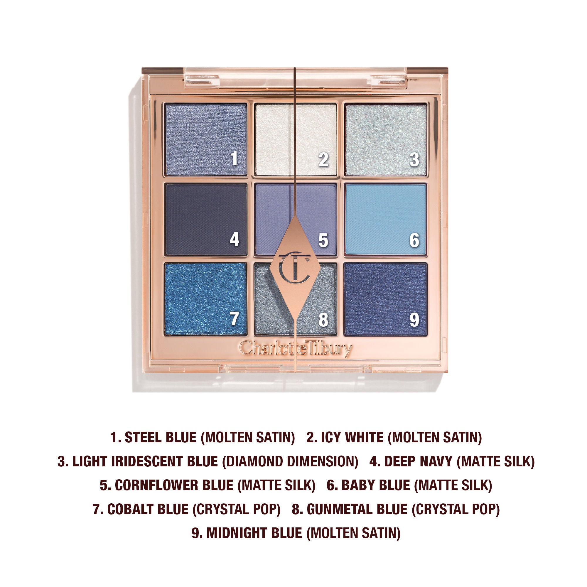 Charlotte's Palette Of Beautifying Eye Trends - Professional Eyeshadow Palette for Stunning Makeup Looks | Perfect for Daytime Office Wear & Nighttime Party Glam