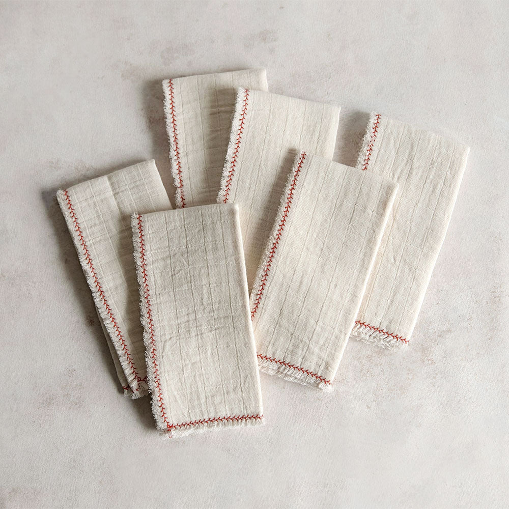 Elegant Branch Napkin Set - 12-Piece Linen Napkins for Dining, Wedding, and Party Decor - Perfect for Holiday Tablescapes and Home Entertaining