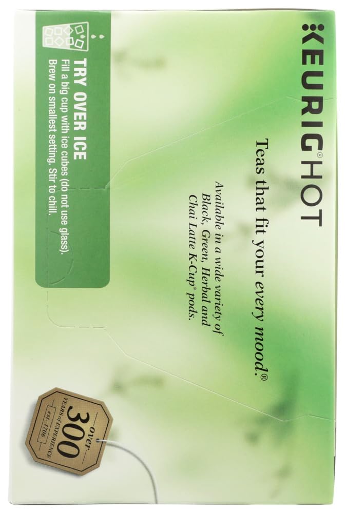 Twinings Pure Peppermint Herbal Tea K-Cup Pods for Keurig - 96 Count (Pack of 8 Boxes) | Caffeine-Free, Refreshing Mint Flavor | Perfect for Relaxation, After Meals & Office Breaks