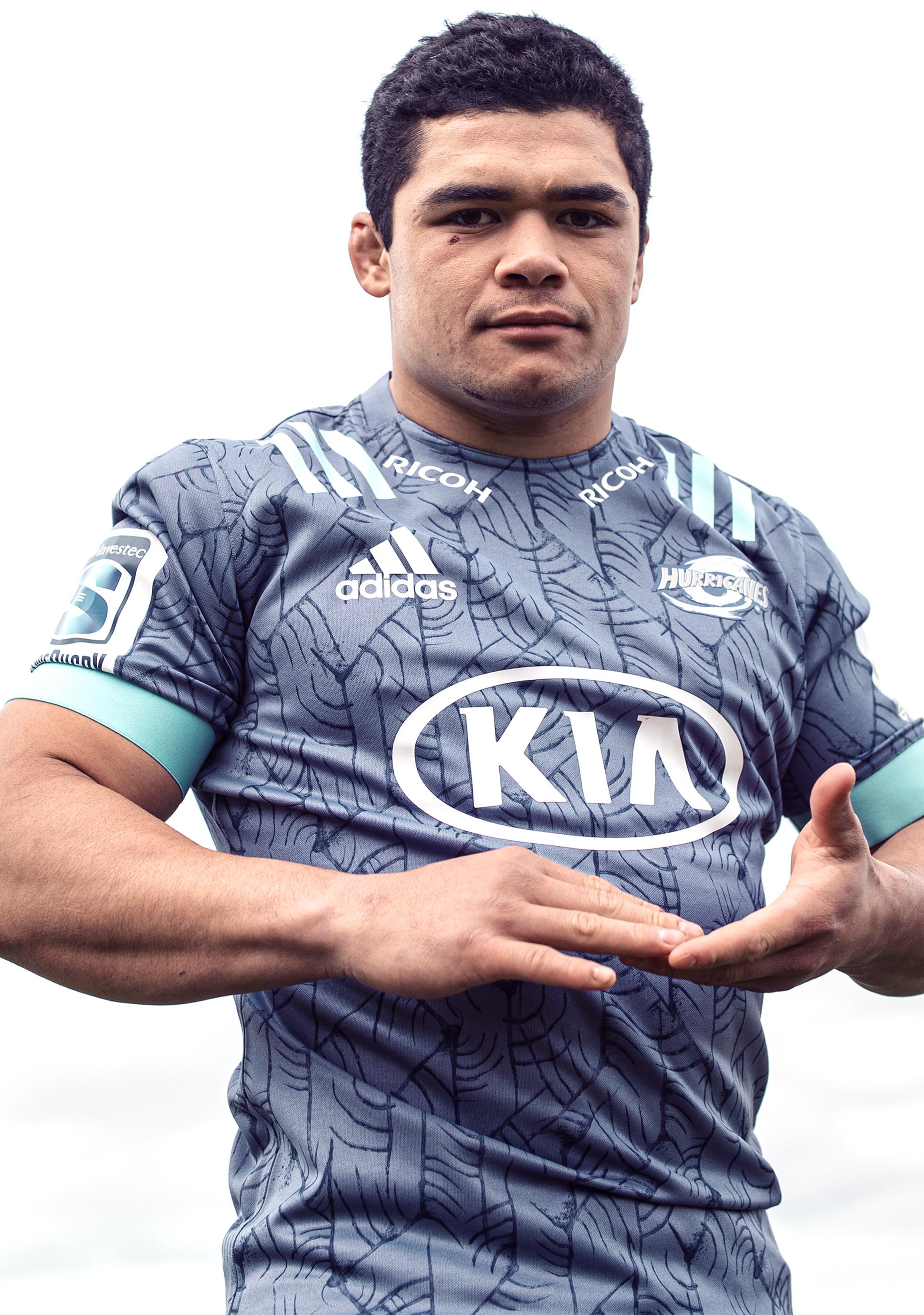 Adidas Men's Hurricanes Super Rugby Primeblue Away Jersey - Breathable Performance Rugby Shirt for Training & Matches - Eco-Friendly Recycled Material