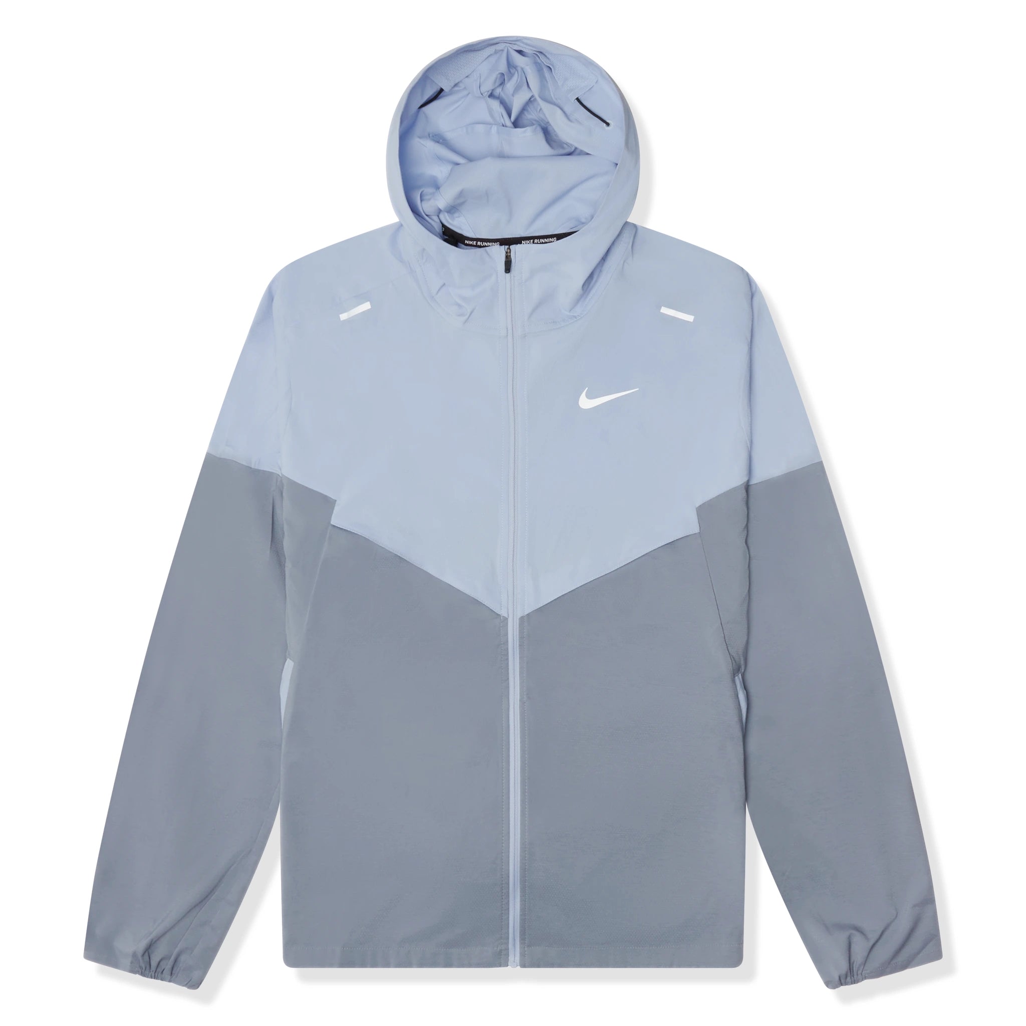 Nike Repel Packable Windrunner Jacket for Men & Women - Lightweight Water-Resistant Running Hoodie - Cobalt Blue - Perfect for Outdoor Running, Hiking & Travel