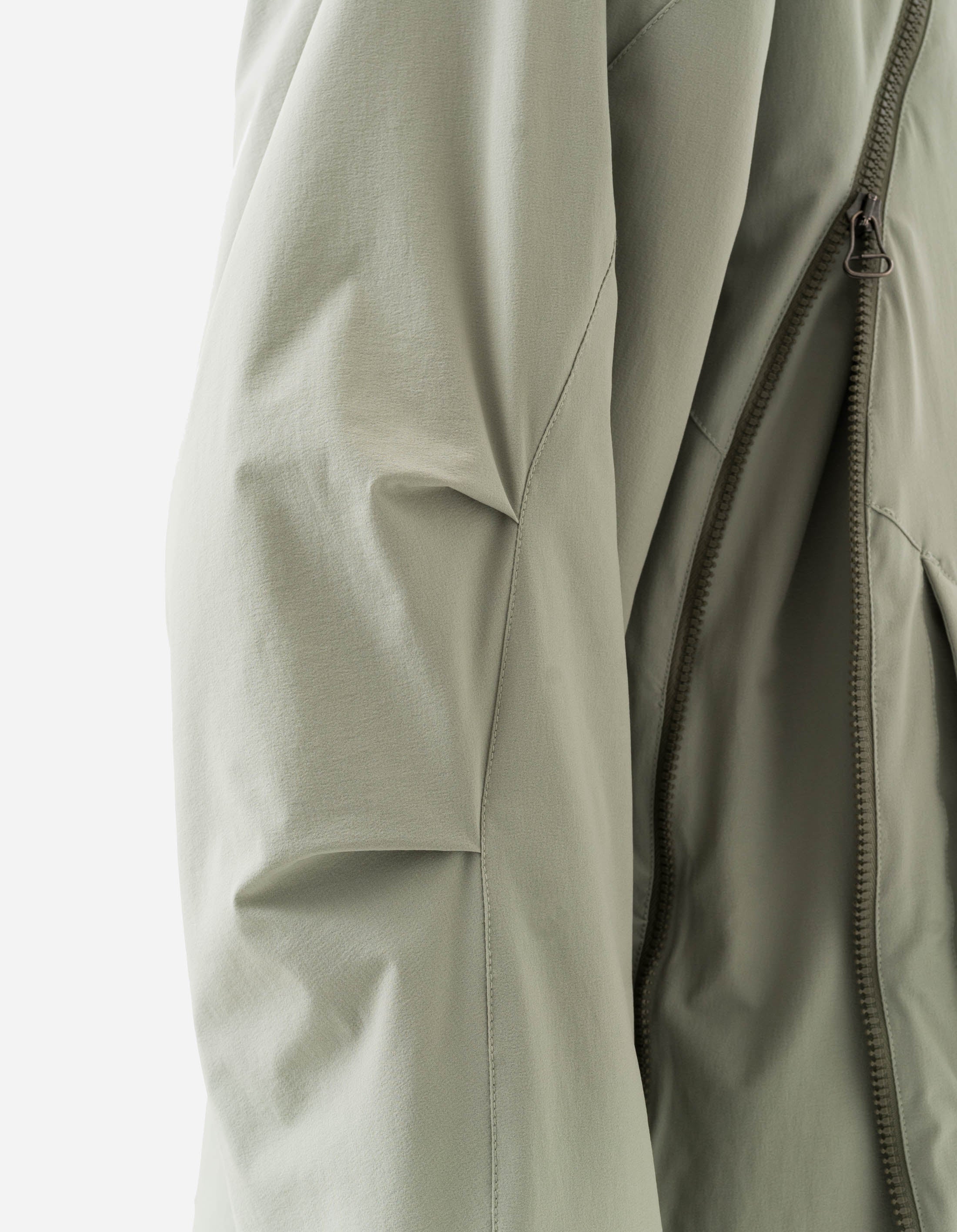 Oversized Asym Padded Hoody in Sage Green - Trendy Streetwear for Women | Perfect for Fall Layering & Casual Outfits
