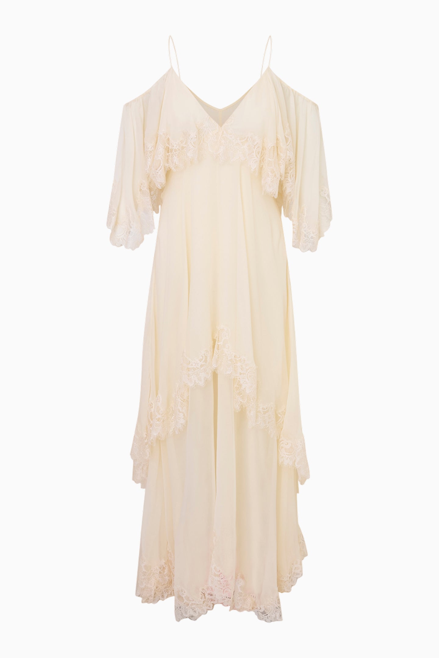 Annavelle Elegant Silk Chiffon Maxi Dress for Women - Flowy Long Evening Gown for Weddings, Parties & Special Occasions