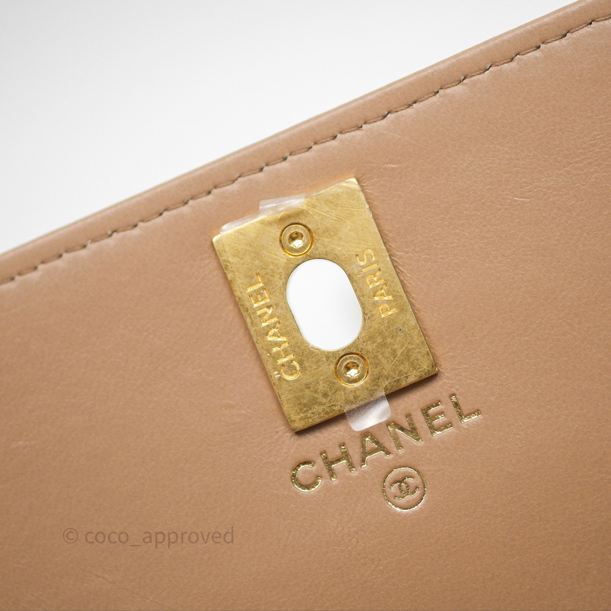 Chanel Quilted Lambskin Wallet on Chain WOC with Adjustable Strap - Beige Crossbody Bag for Women | Perfect for Parties, Date Nights & Everyday Use