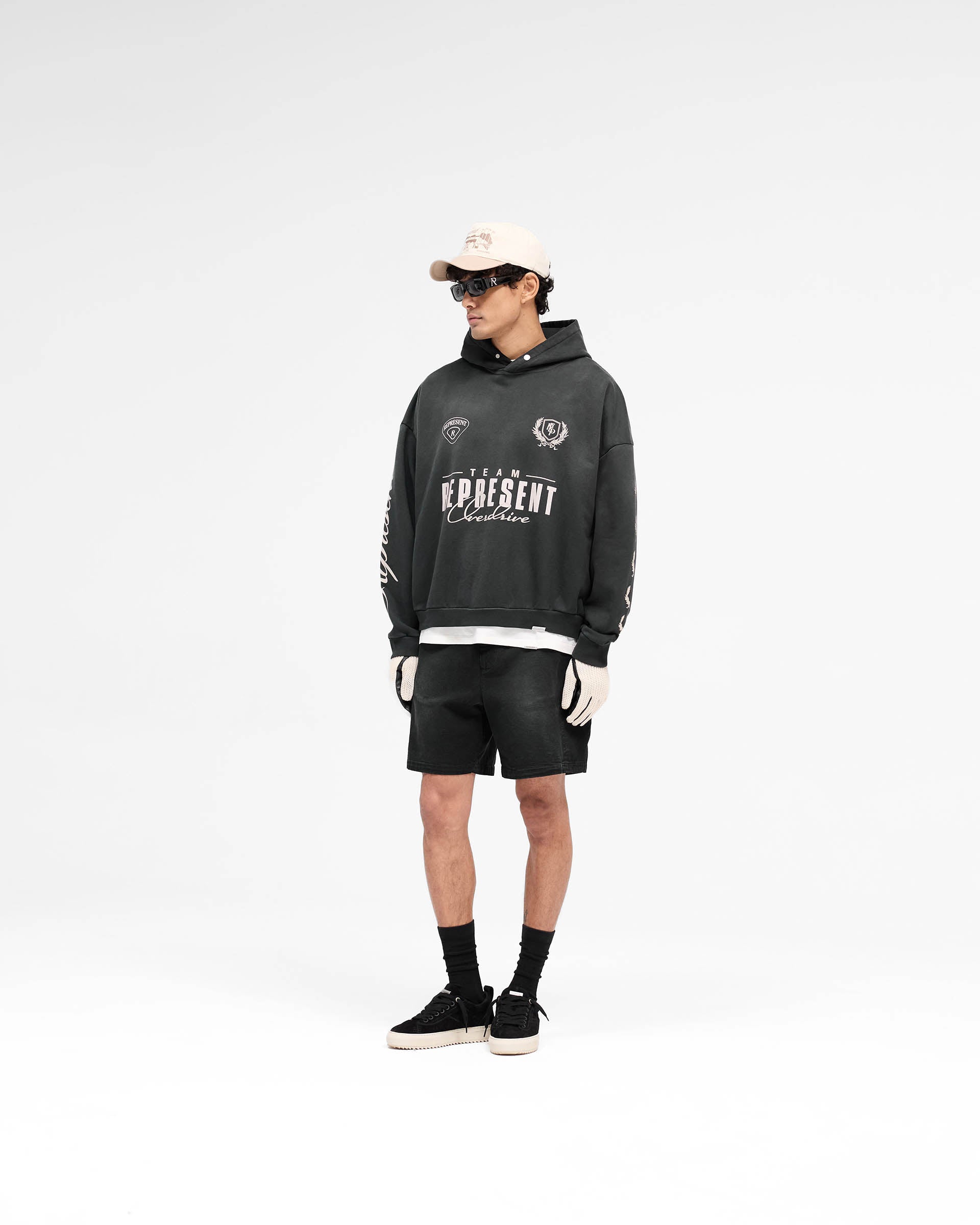 World Championship Hoodie - Stained Black | Comfortable & Stylish Pullover for Sports Fans & Athletes | Perfect for Gym, Running & Casual Wear
