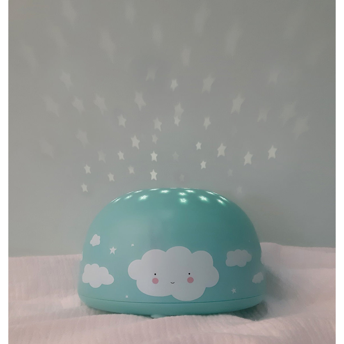 A Little Lovely Company Star Projector Light - Galaxy & Cloud Night Light for Kids Room, Nursery Decor | Perfect for Bedtime Stories & Relaxing Atmosphere