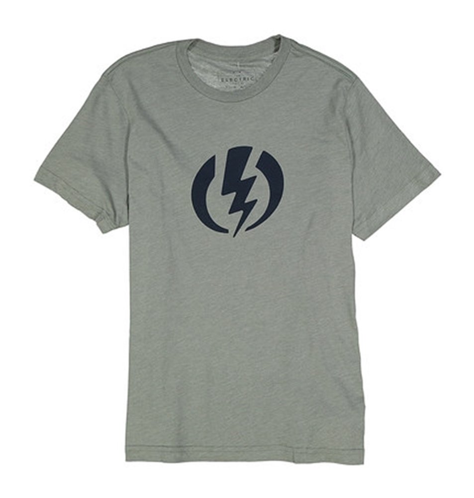 Electric Visual Volt Men's Grey Snow Skate T-Shirt - Comfortable & Stylish for Skateboarding, Snowboarding & Casual Wear