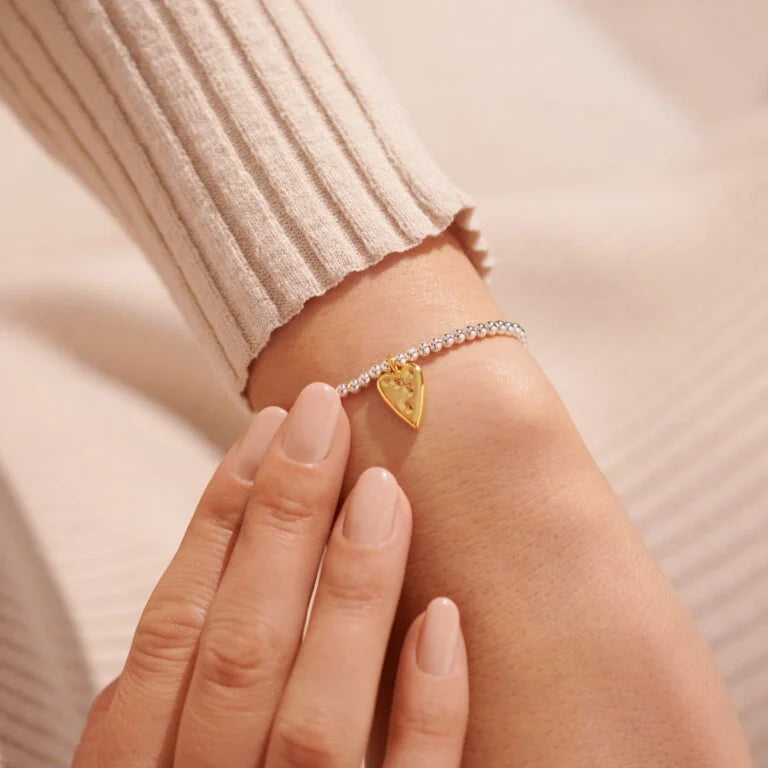 Joma Jewellery Bracelet - A Little Life Is Better With You By My Side - Sterling Silver Friendship Bracelet for Women - Perfect Gift for Best Friend, Sister or Loved One - Everyday Wear & Special Occasions