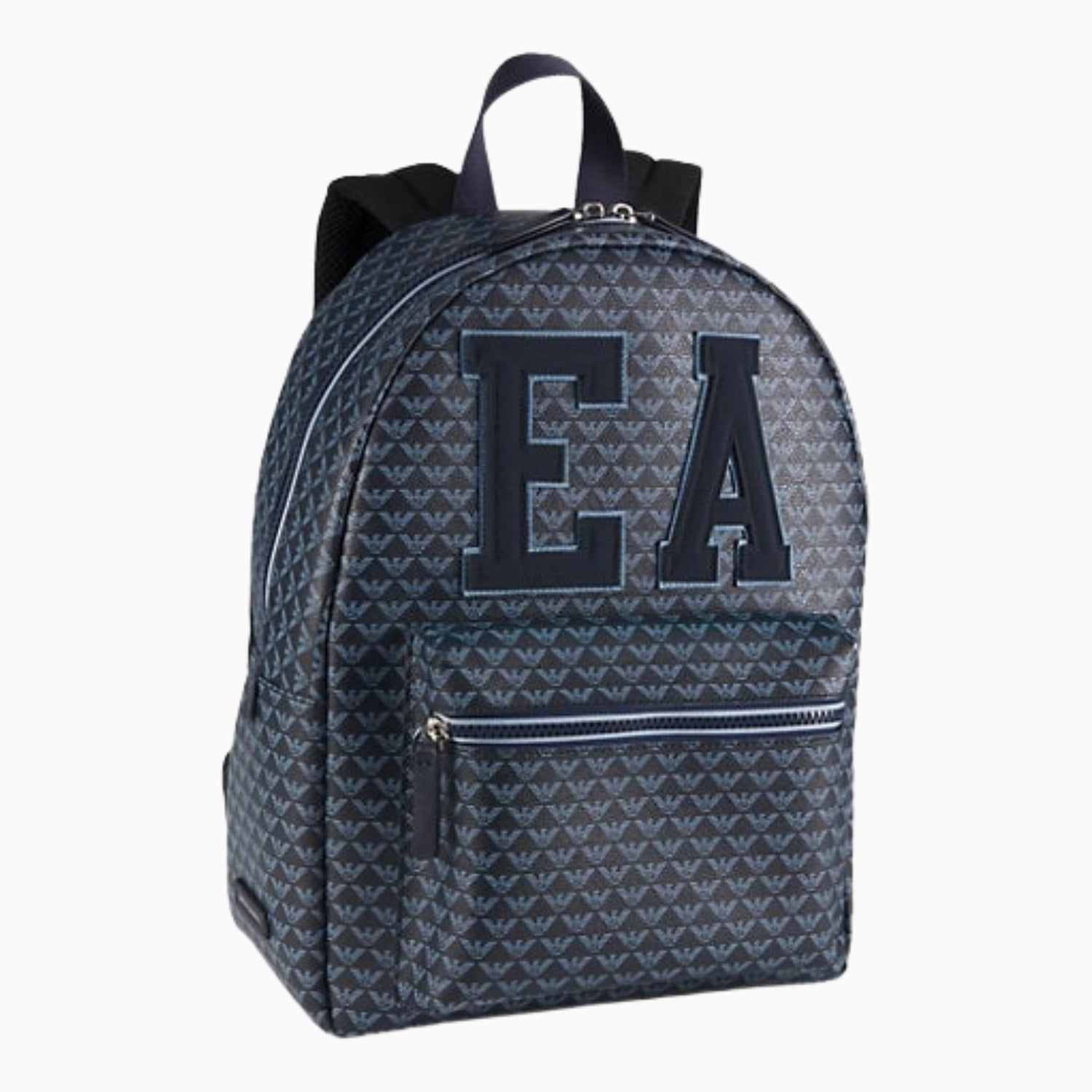 Kids' All Over Logo Print & Patch Backpack - Durable School Bag for Boys & Girls - Perfect for School, Travel & Daily Use