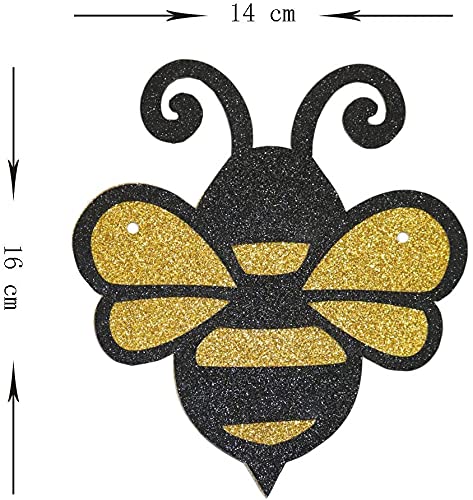 Mommy to Bee Banner - Black Bumble Bee Baby Shower Gender Reveal Party Decorations for Boys & Girls | Nursery Wall Decor, Gender Neutral Baby Shower Theme