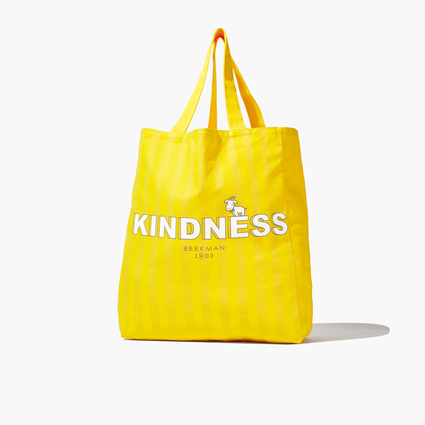 Kindness Yellow Tote Bag - Stylish Eco-Friendly Cotton Shopping Tote for Women - Perfect for Groceries, Beach Trips & Everyday Use