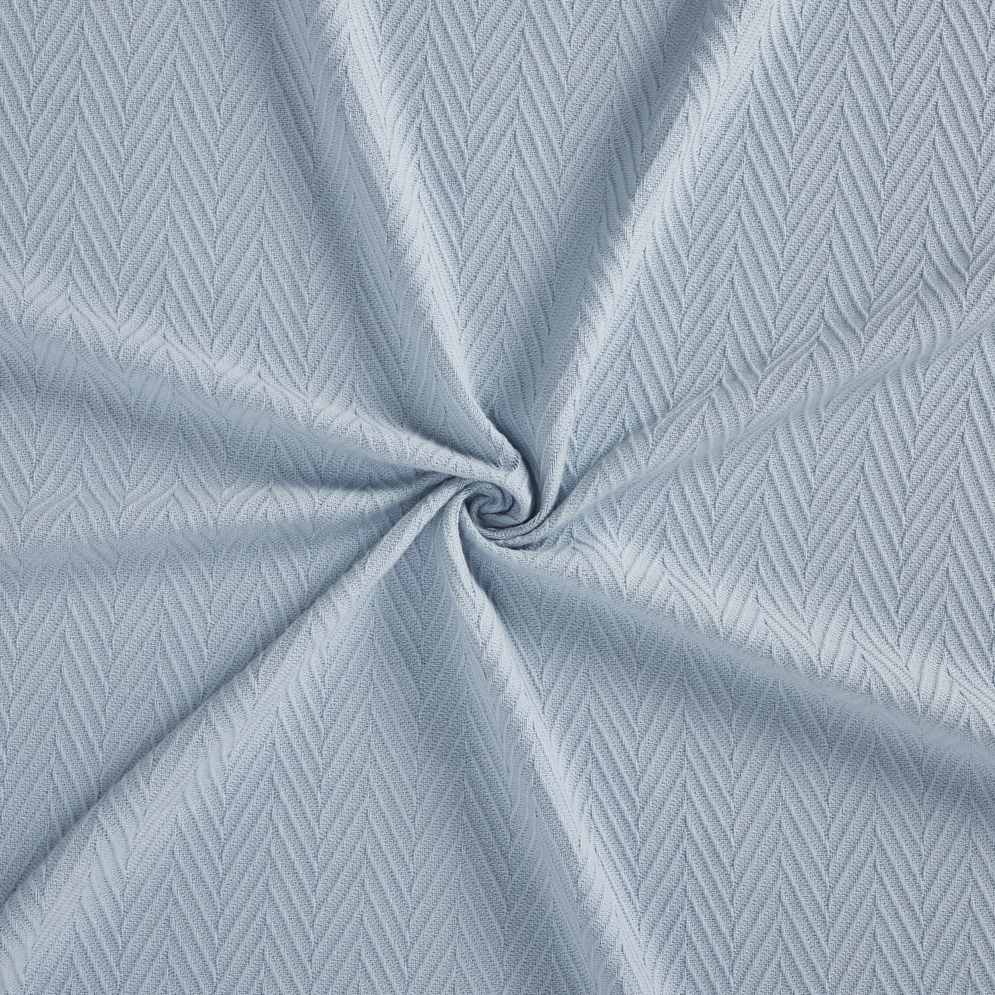 Soft All-Season Chevron Cotton Bed Blanket & Sofa Throw - Cozy Home Decor for Living Room, Bedroom, and Travel