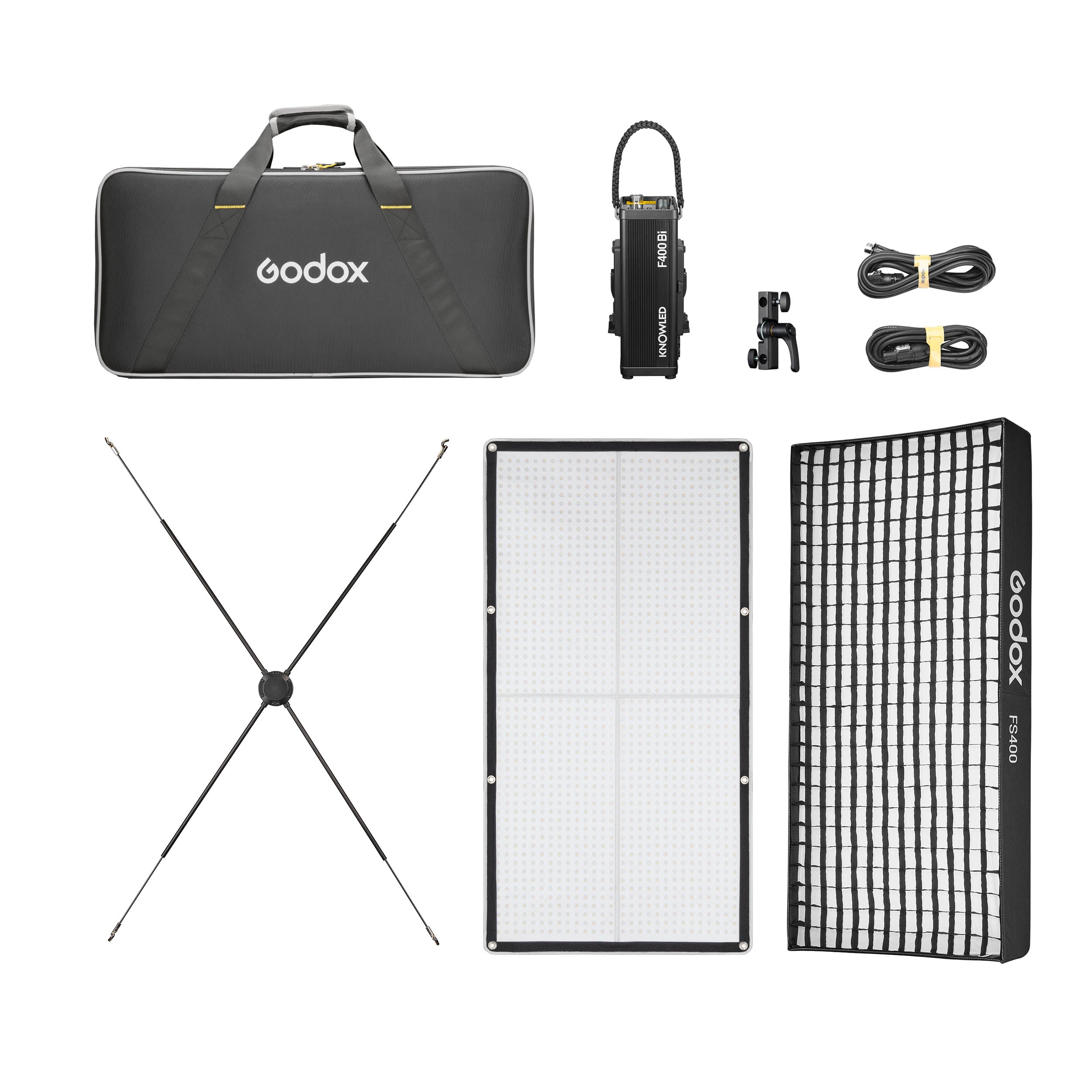 KNOWLED F400Bi 2x4 Feet IP65 Waterproof Flexible LED Panel - Professional Cine Lighting for Film Studio, Photography, and Video Production
