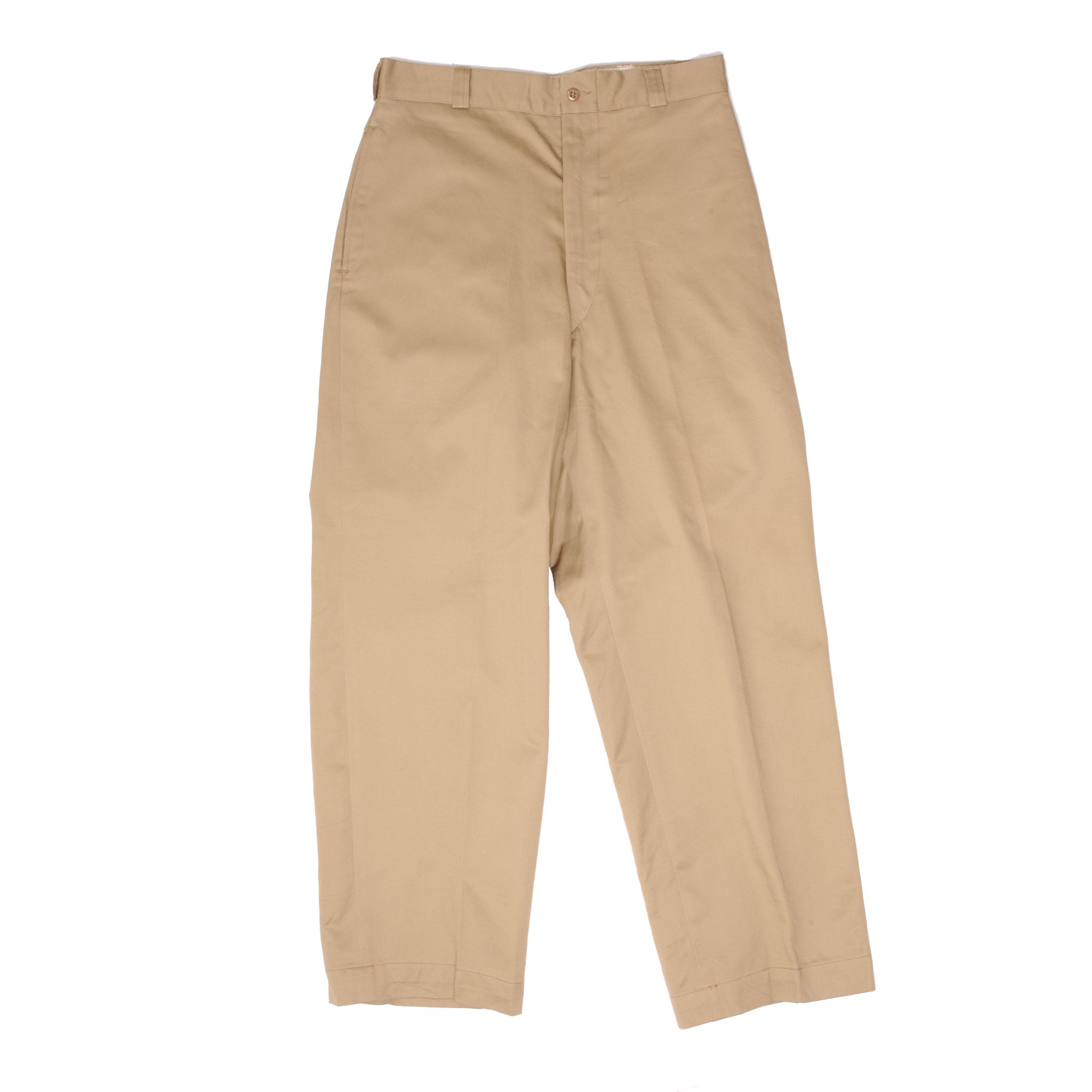 Vintage USMC Khaki Trousers Pants - Size W31 L29 | Authentic Military Style for Outdoor Adventures & Casual Wear