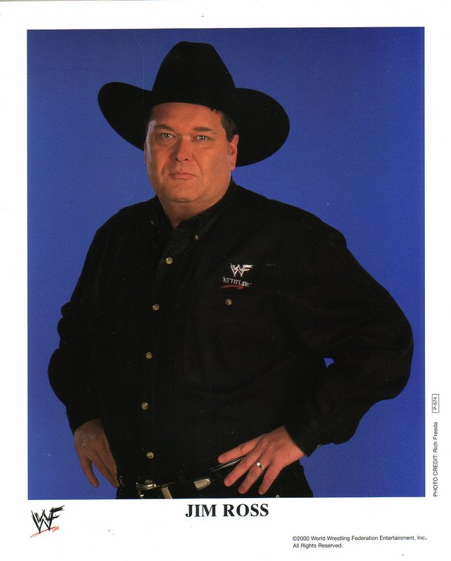 2000 Jim Ross P574 Color Trading Card - WWE Wrestling Collectible for Fans & Enthusiasts | Perfect for Display, Gifts, and Memorabilia Collections