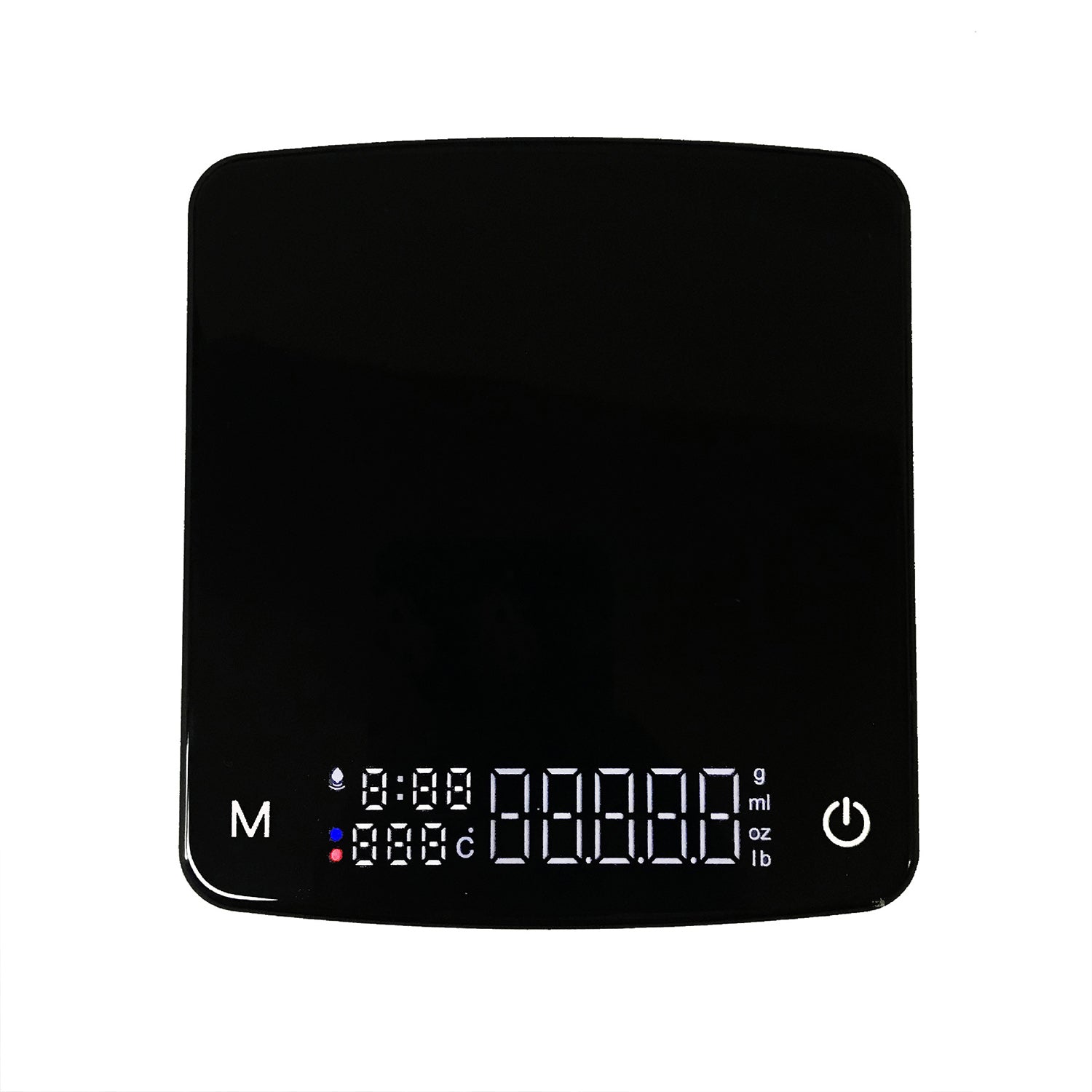 I.XXI Digital Coffee Scale with Timer & LED Display - Precise Brewing for Espresso, Pour Over, and French Press - Perfect for Home Baristas & Coffee Enthusiasts (Black)