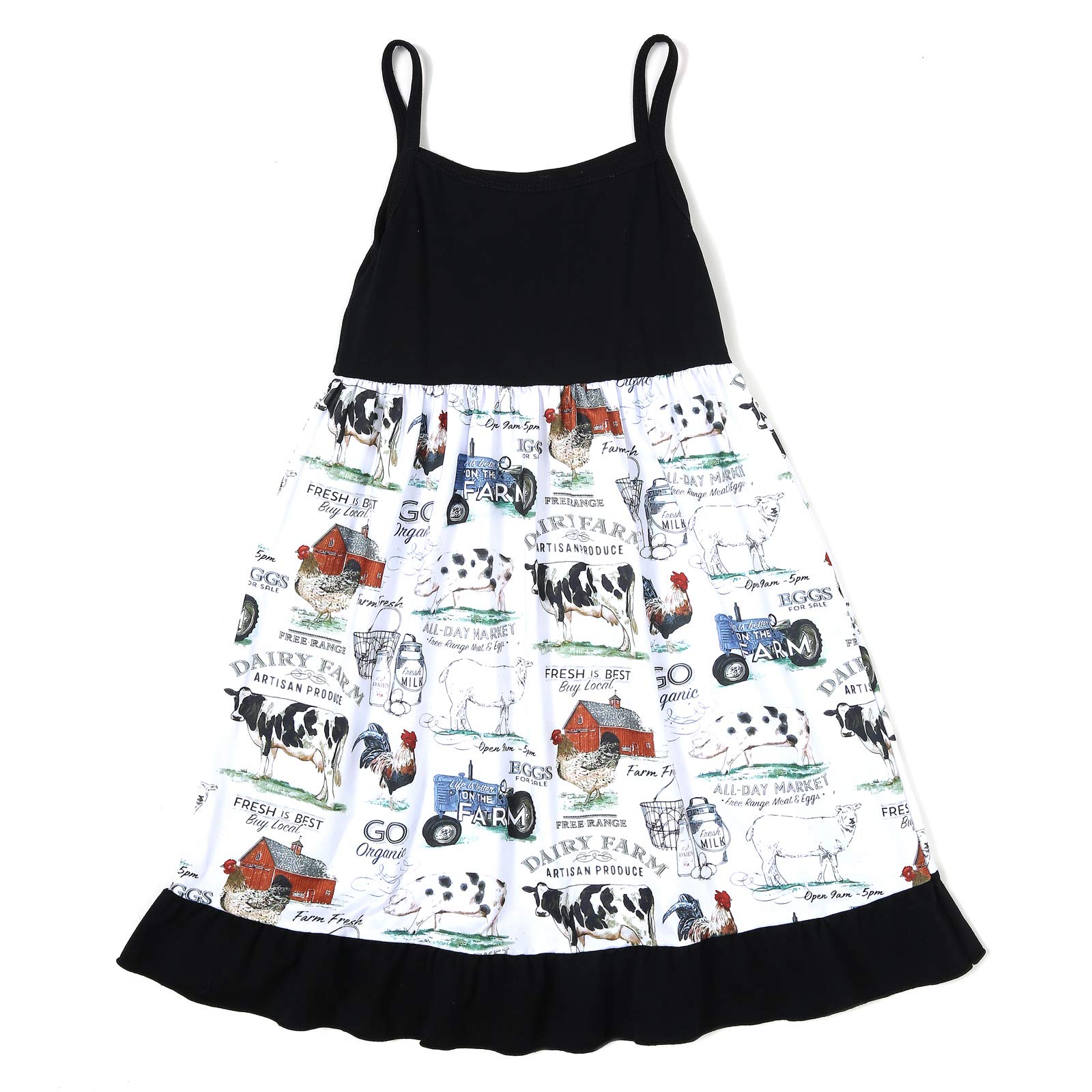 Toddler Girl Short Sleeve Summer Dress - Casual Party Outfit for Ages 1-8 Years | Perfect for Birthday Parties, Beach Vacations & Playdates