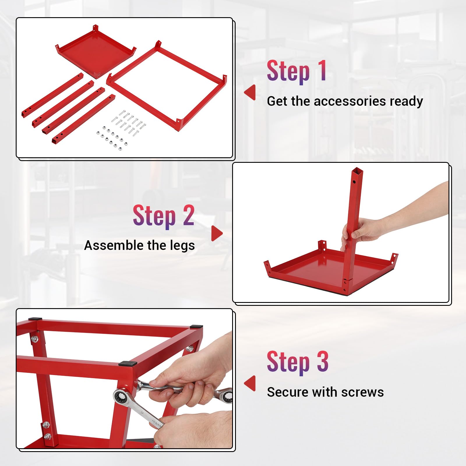 Heavy-Duty Steel Plyometric Jump Box - 12