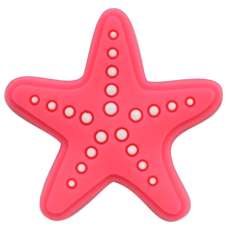 1Pcs PVC Summer Beach Ice Cream Cactus Shoe Charms for Crocs - Cute Shoe Accessories & DIY Decorations - Fits Crocs Shoes & Wristbands - Perfect for Beach Parties, Pool Days & Summer Fashion
