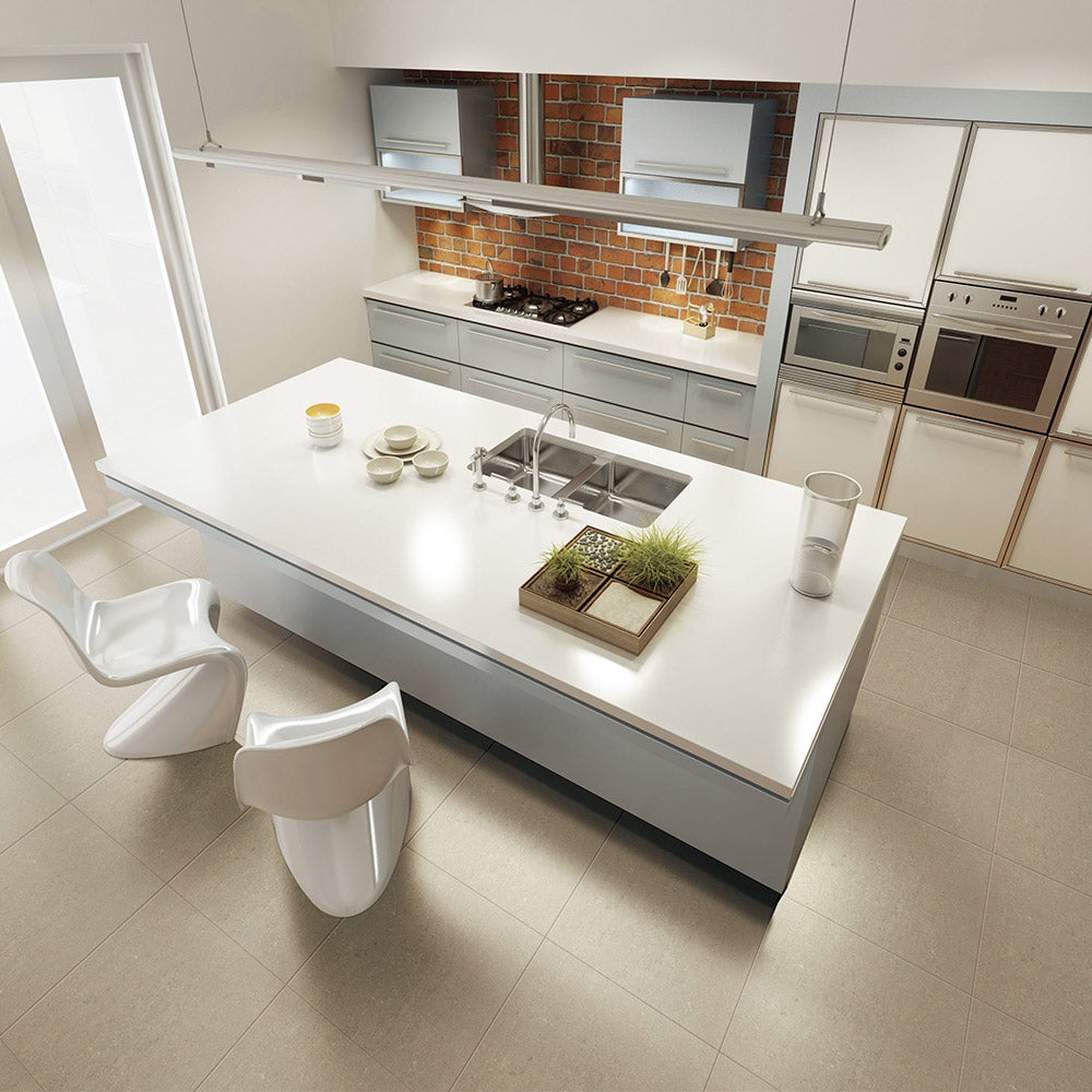 Matina Chrome 300x600mm Polished Porcelain Tile - High Gloss Rectangular Wall & Floor Tile for Bathroom, Kitchen & Living Room