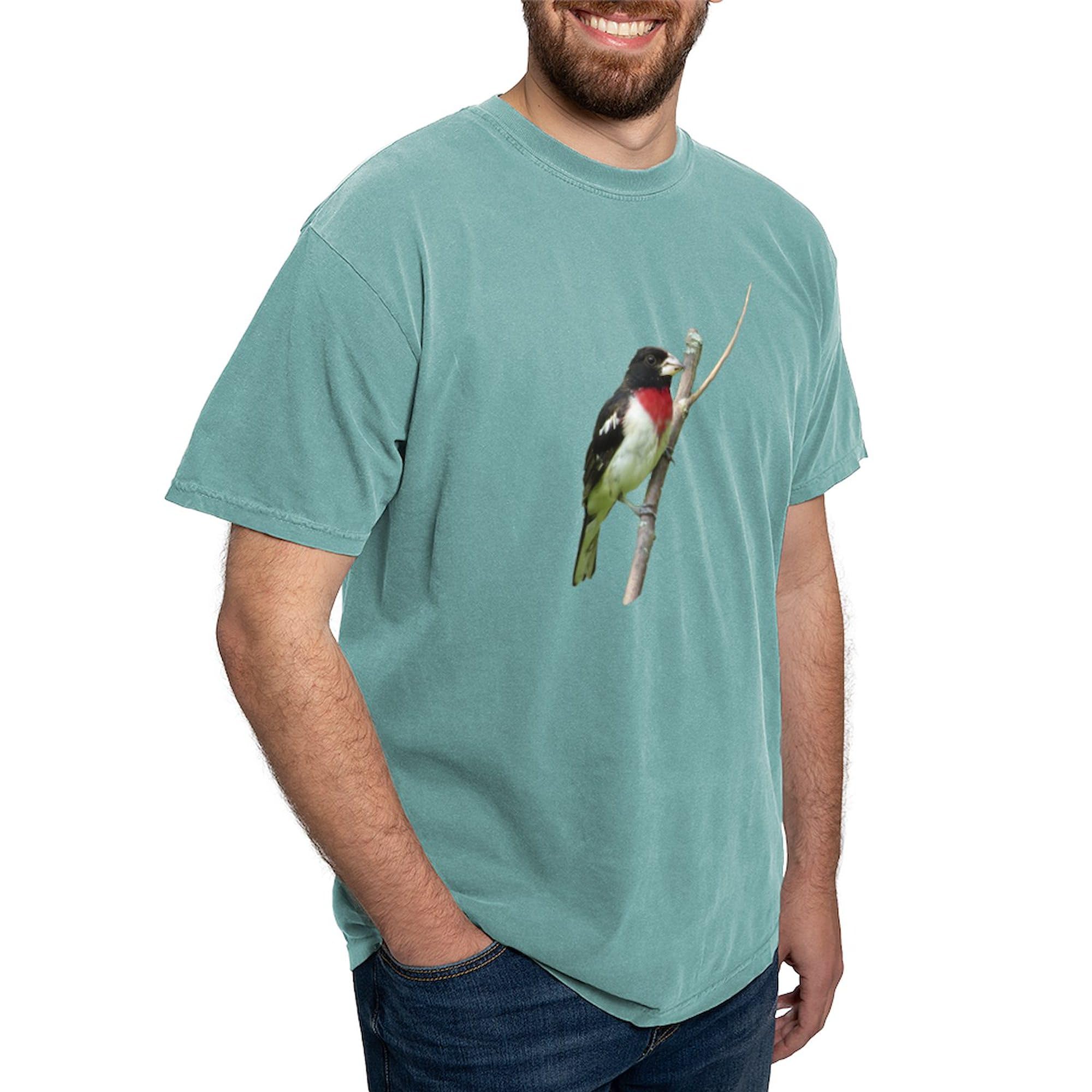 Rose Breasted Grosbeak T-Shirt for Men | Comfort Colors® Soft Cotton Tee | Bird Watching & Nature Lover Gift