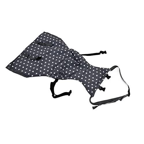 Baby Feeding Belt - Lightweight, Portable & Durable High Chair for Infants | Perfect for Outdoor Dining, Restaurants & Travel (Grey Stars Design)