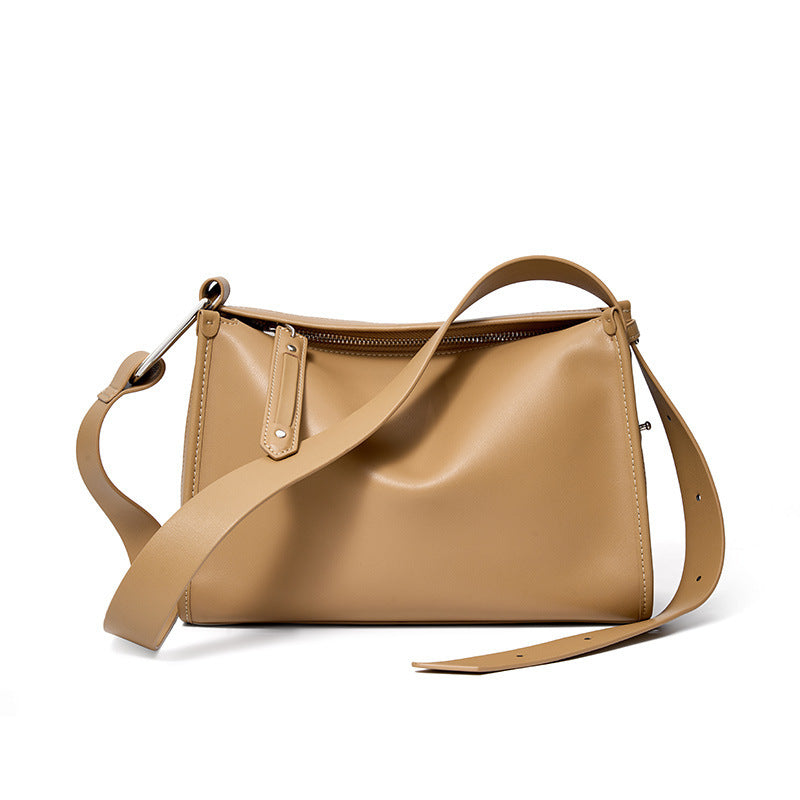 Genuine Leather Shoulder Bag for Women - Stylish Crossbody Purse with Adjustable Strap - Perfect for Work, Travel & Everyday Use