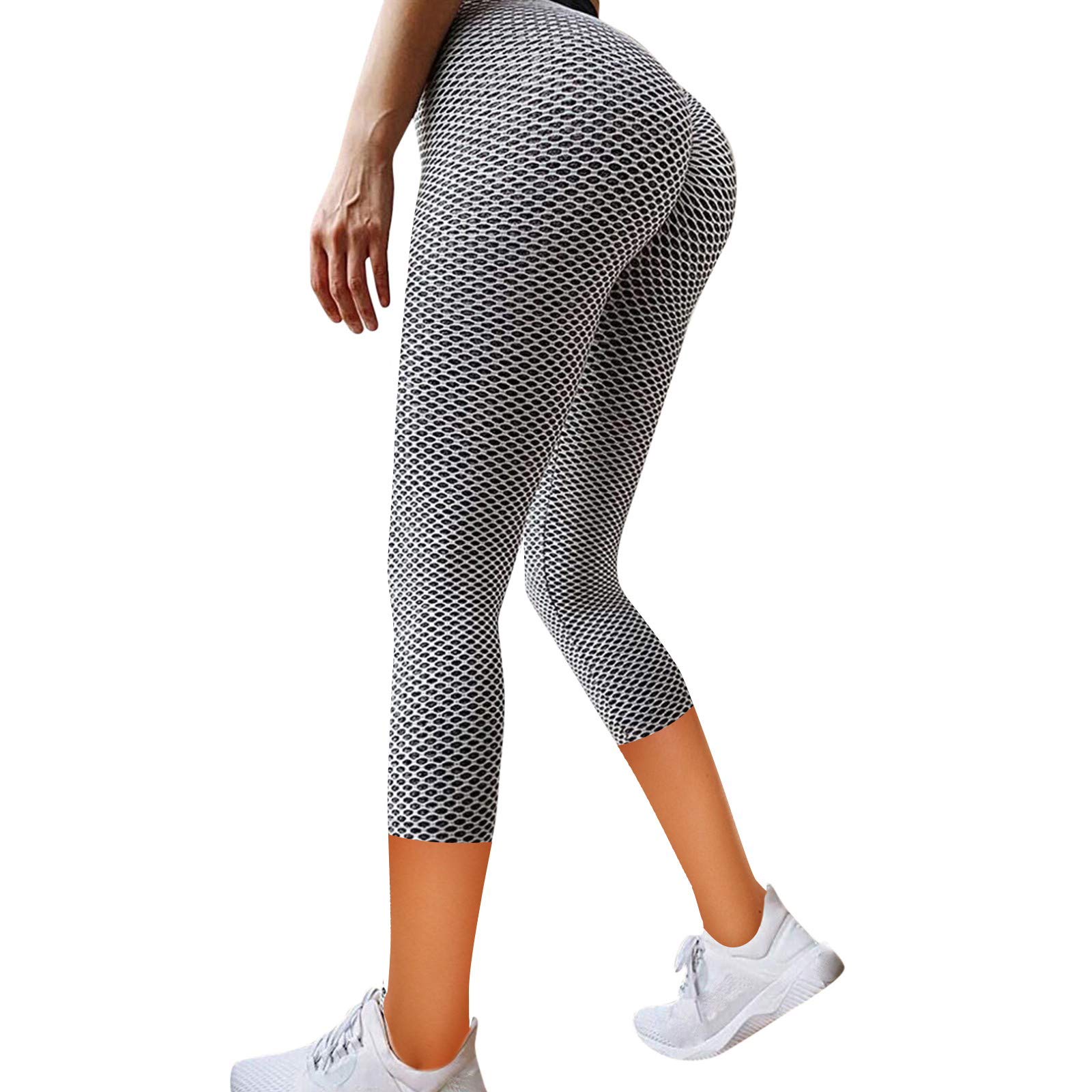 **Sexy High Waisted Bubble Butt Leggings for Women - Tummy Control Hip Lift Yoga Pants - Stretchy Workout Fitness Running Squat Proof Tights - Perfect for Gym, Yoga & Everyday Wear**