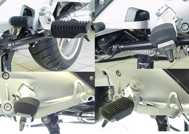 BMW R1200RT R1150RT R1100RT Footpeg Lowering Kit - Adjustable Motorcycle Foot Pegs for Comfortable Long Rides & Touring