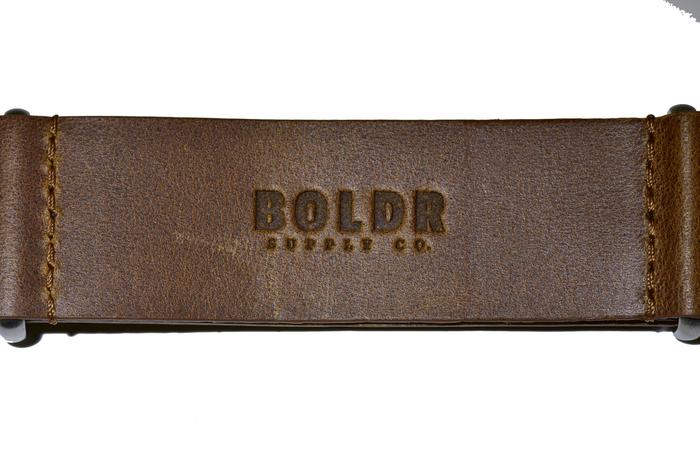 BOLDR 22mm Genuine Brown Leather Watch Strap - Premium Quality, Durable & Comfortable for Men's & Women's Watches - Perfect for Casual, Business & Everyday Wear