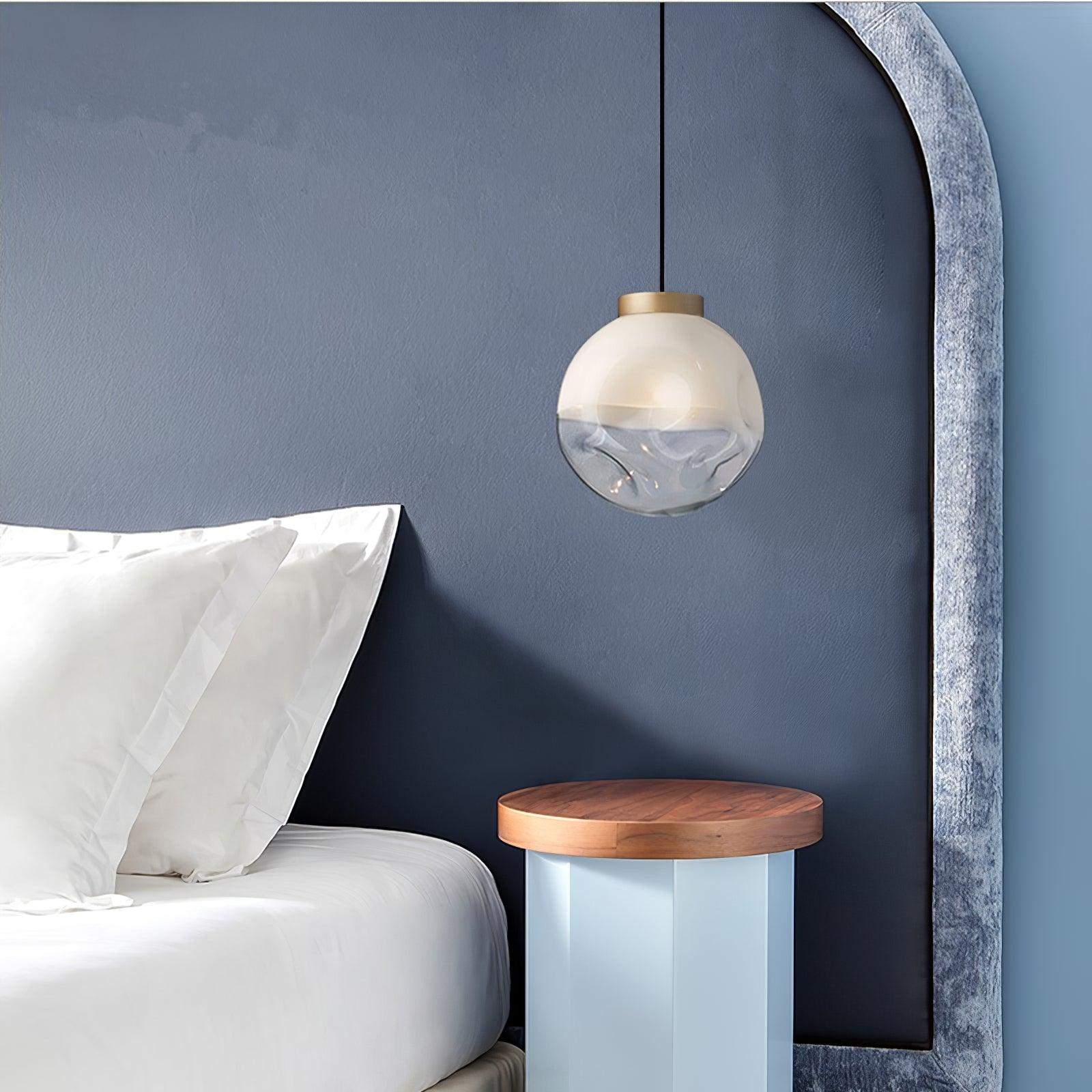 Ecar Pendant Lamp - Modern Hanging Light Fixture for Living Room, Bedroom & Kitchen - Energy Efficient LED Ceiling Light with Adjustable Height