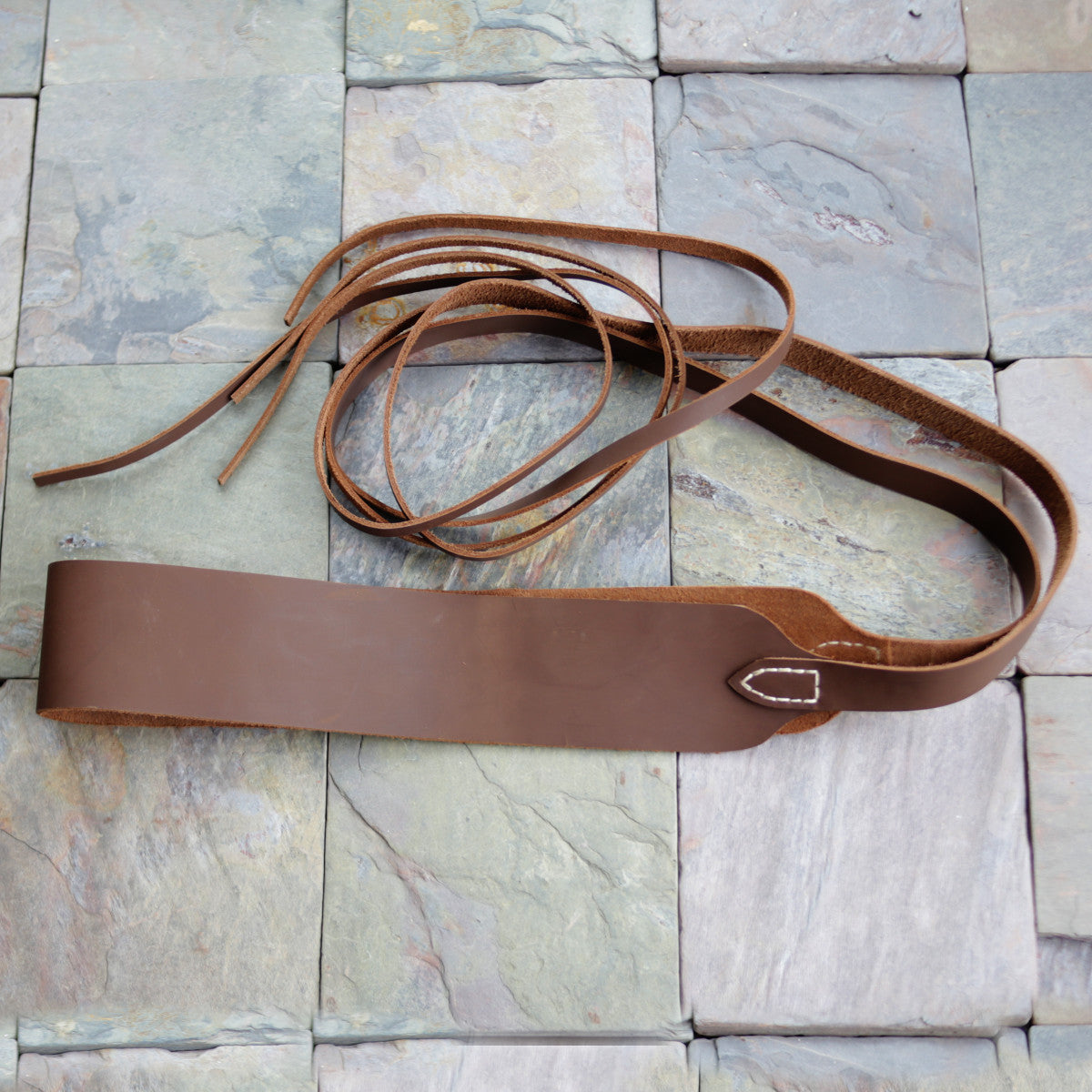 Premium Leather Tumpline for Hiking, Camping & Outdoor Adventures - Durable & Adjustable Shoulder Strap for Backpacks, Duffels & Gear