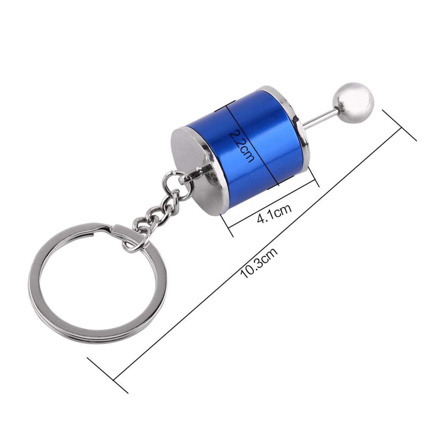 Tyenaza Car Gear Shift Keychain - Metal Alloy Keyring with Creative Auto Shifter Design - Perfect for Car Enthusiasts & Gift Giving