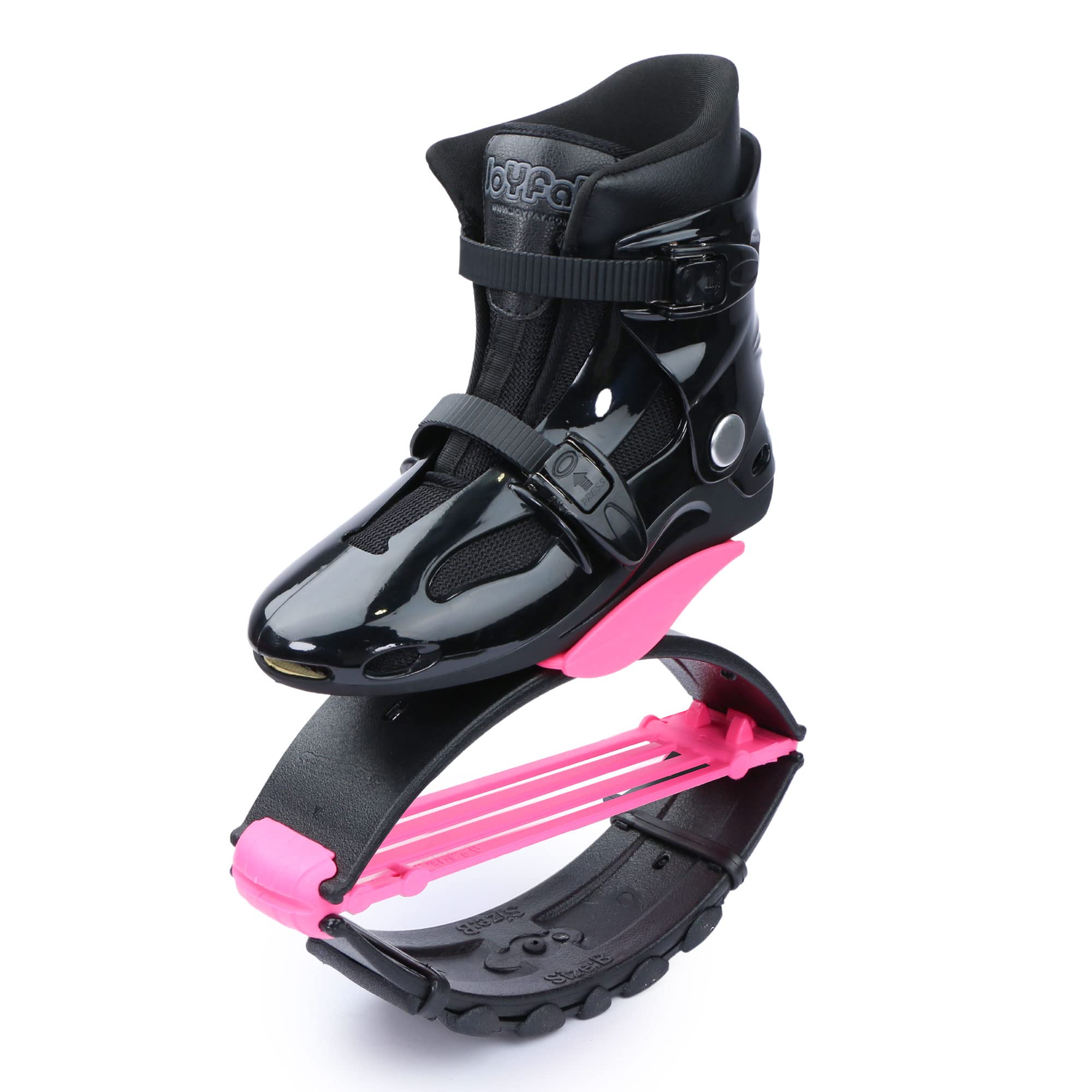 Joyfay Professional Jumping Shoes for Athletes & Heavy Users - High Performance Bounce Shoes with 4 Tension Springs for Men & Women - Ideal for Trampoline Workouts, Parkour Training & Fitness Exercises