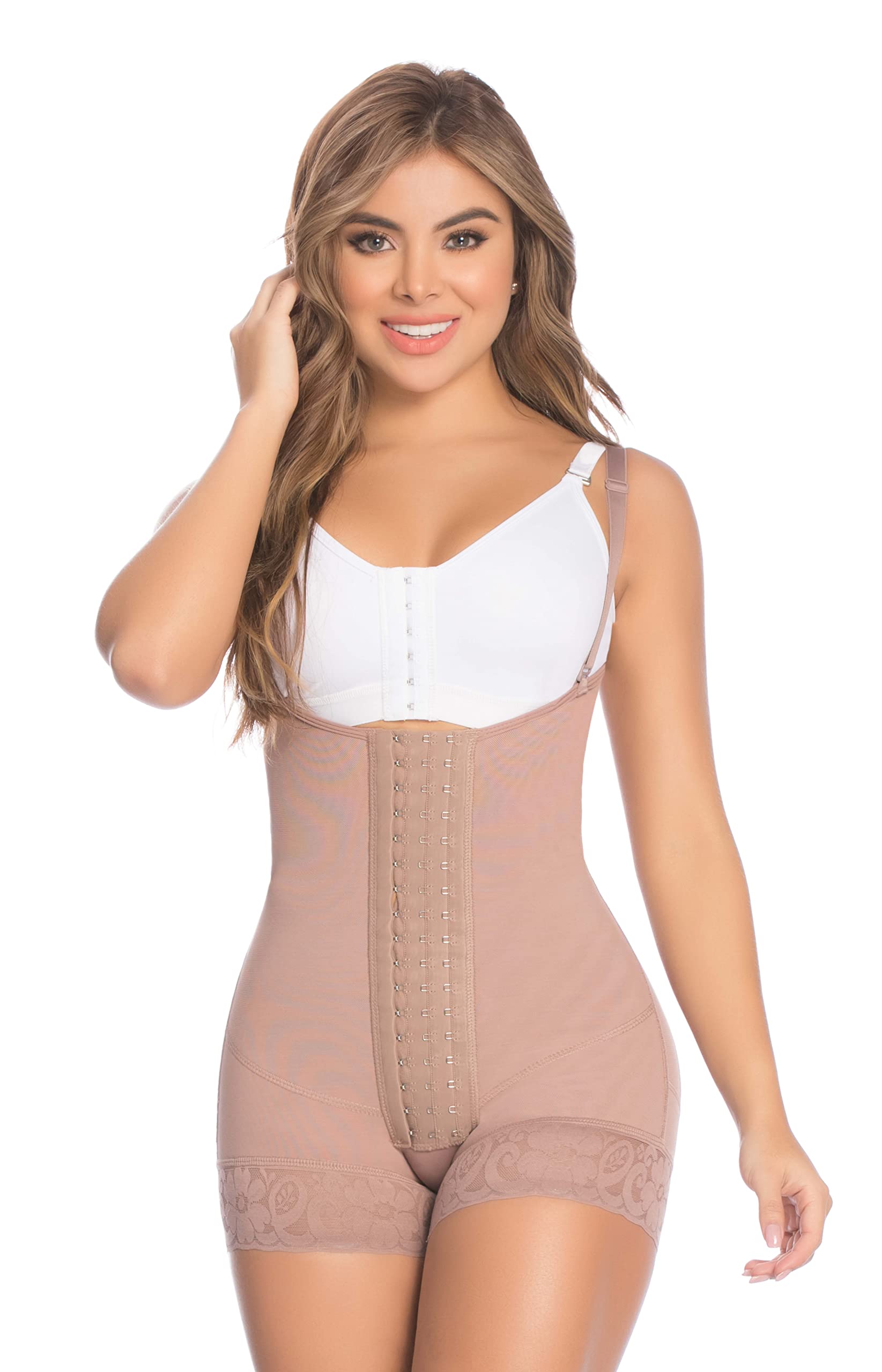 DELIÉ by Fajas DPrada Colombian Shapewear Shorts - Post Surgery Compression Garment for Waist Training & Body Shaping - Perfect for Recovery, Tummy Control & Everyday Wear