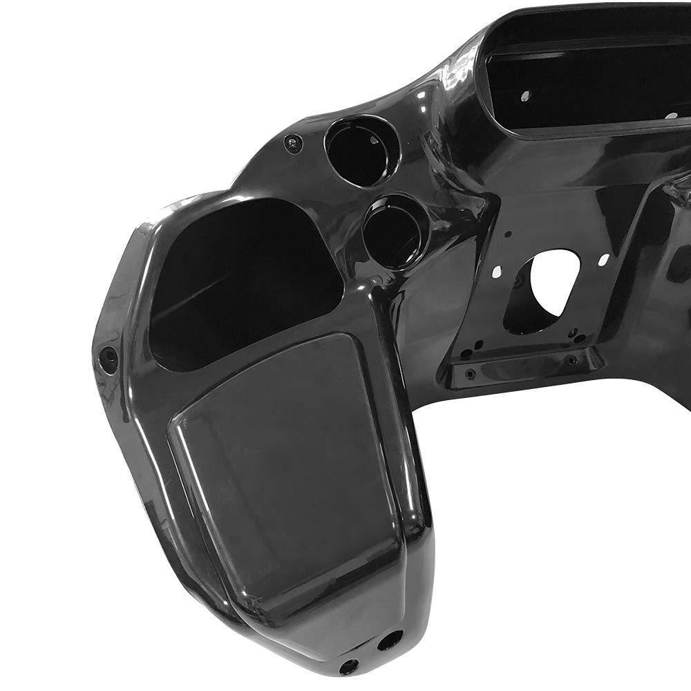 ZXMOTO ABS Batwing Fairing Kit for Harley Davidson Road Glide FLTR (1998-2013) - Unpainted Inner & Outer Headlight Fairing Replacement - Perfect for Custom Bike Builds & Road Touring Upgrades