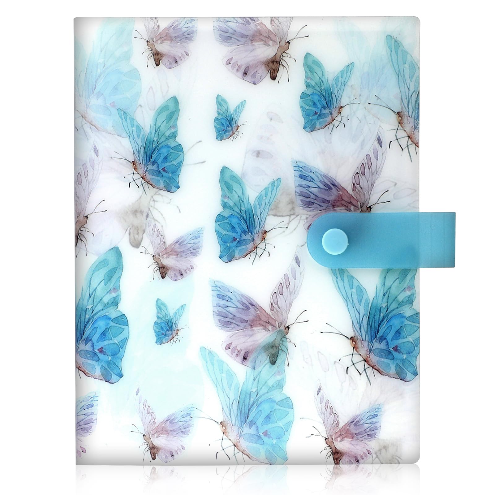 Premium Nail Art Sticker Storage Book - 144 Slot Organizer Binder for Nail Decals Collection | Durable Plastic Album for Nail Sticker Display & Organization (Blue) | Perfect for Salon Professionals & DIY Nail Enthusiasts