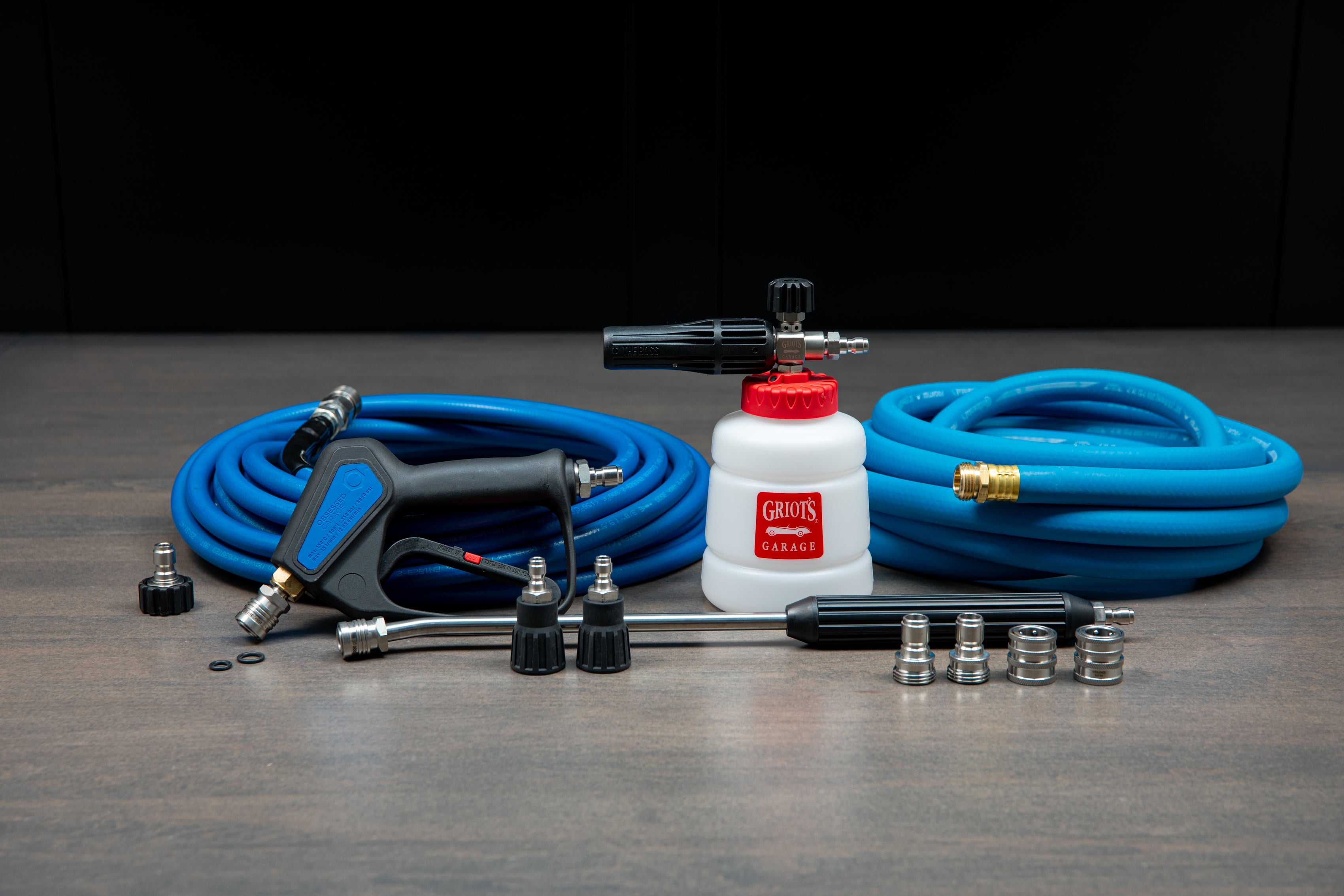 Kranzle Portable Pressure Washer Accessory Kit - High Pressure Nozzles, Hose & Quick Connectors for Car Washing, Home Cleaning & Outdoor Use