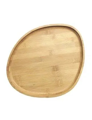 Premium Yayoi Bamboo Serving Tray - Natural Eco-Friendly Wooden Platter for Breakfast, Snacks & Charcuterie | Perfect for Dining, Entertaining & Home Decor