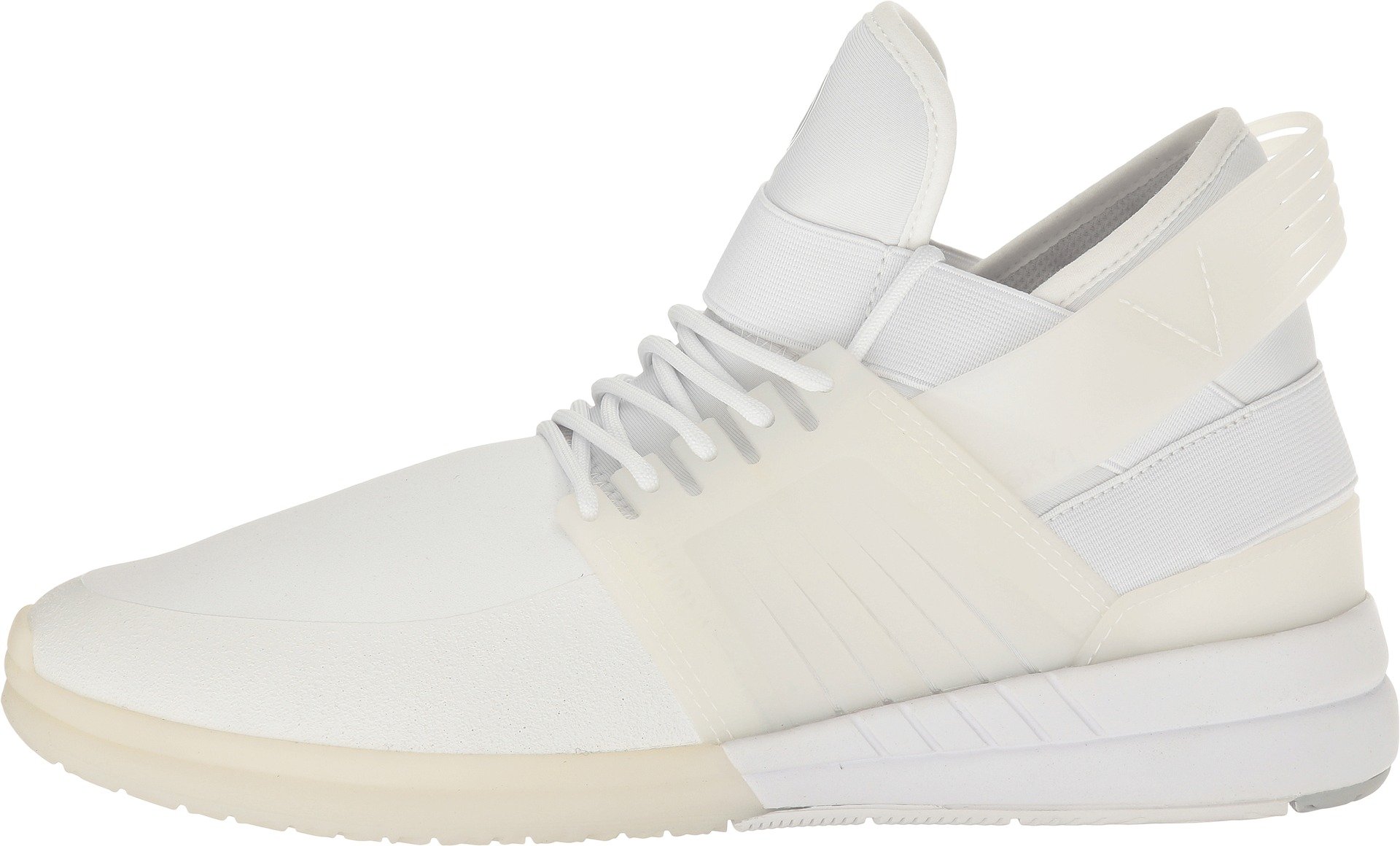 Supra Men's Skytop V Sneakers - White Basketball Shoes Size 7.5 Women / 6 Men D US - Perfect for Streetwear & Urban Fashion
