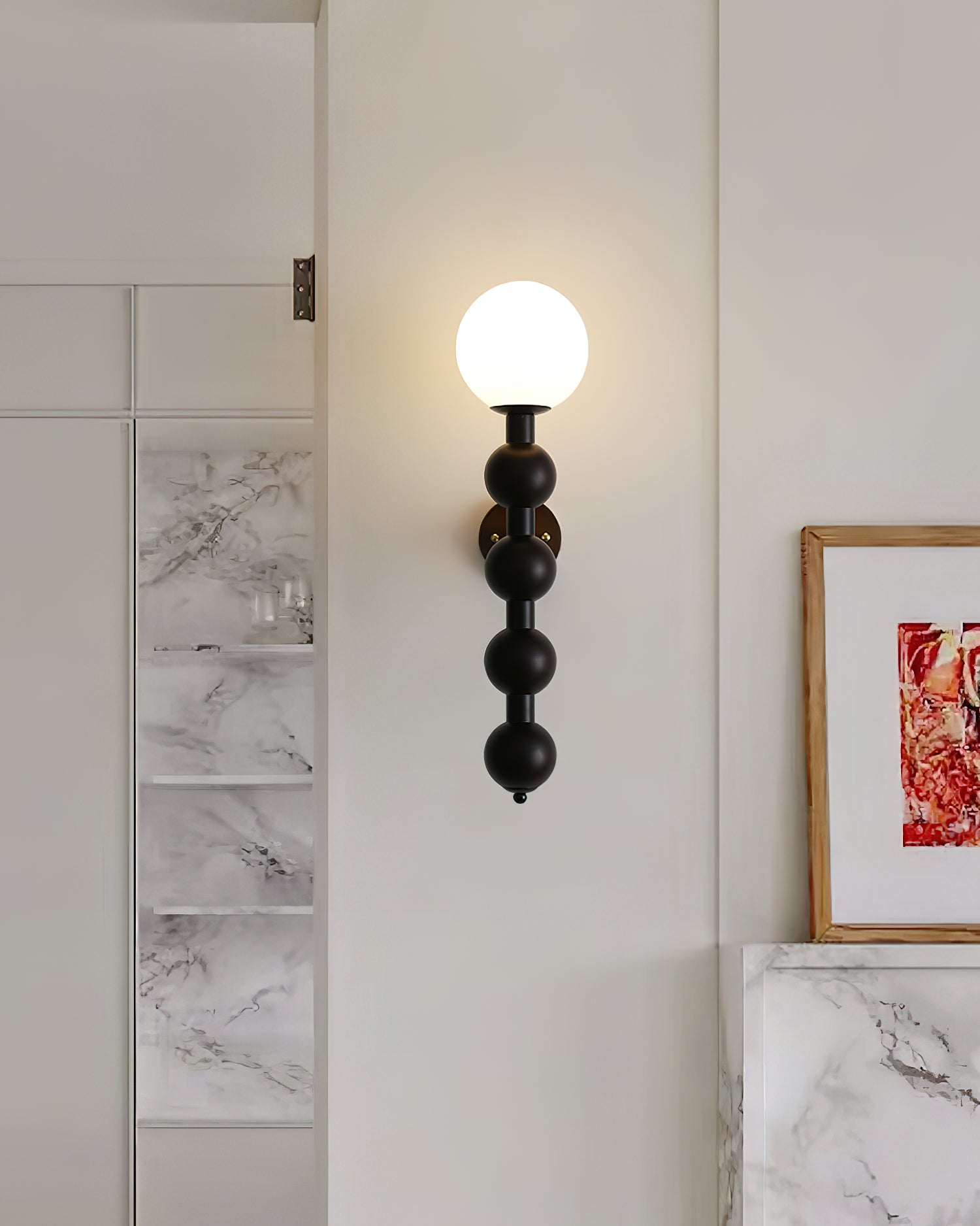 Modern Bubble Wall Lamp - LED Light Fixture for Bedroom, Living Room & Nursery - Dimmable Ambient Lighting for Home Decor & Relaxation