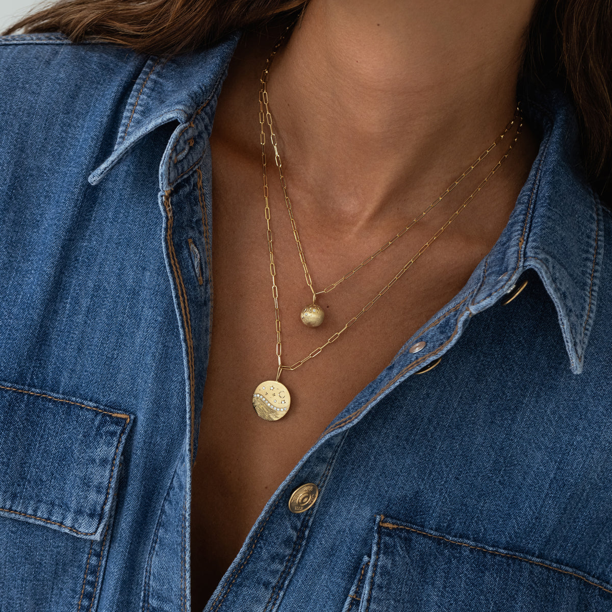 Galileo Ball Necklace - Elegant Science Jewelry for Women & Men - Perfect for Gifts, STEM Enthusiasts & Astronomy Lovers