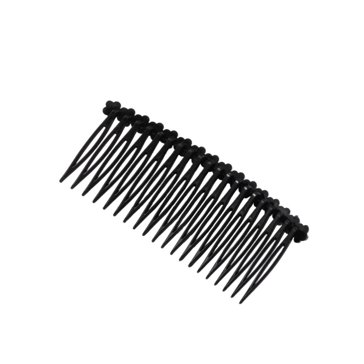 Beavorty 2PCS Rhinestone Hair Clip Combs - Elegant Plum Flower Headdress for Women, Bridal Hair Accessories for Weddings, Prom, Parties & Special Occasions