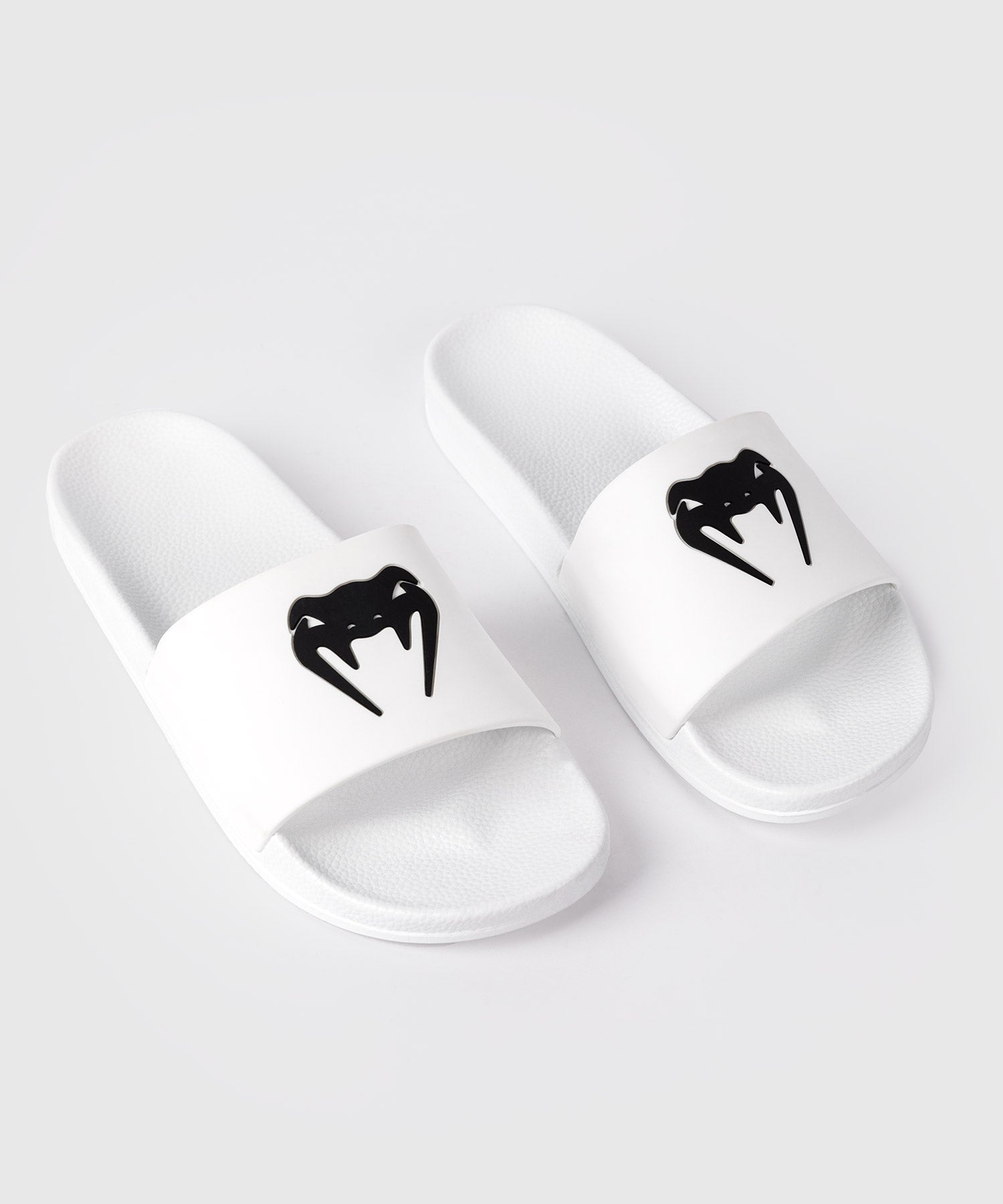 Venum Classic Slides - White/Black - Comfortable & Stylish Men's Slide Sandals for Casual Wear, Gym, Pool & Beach