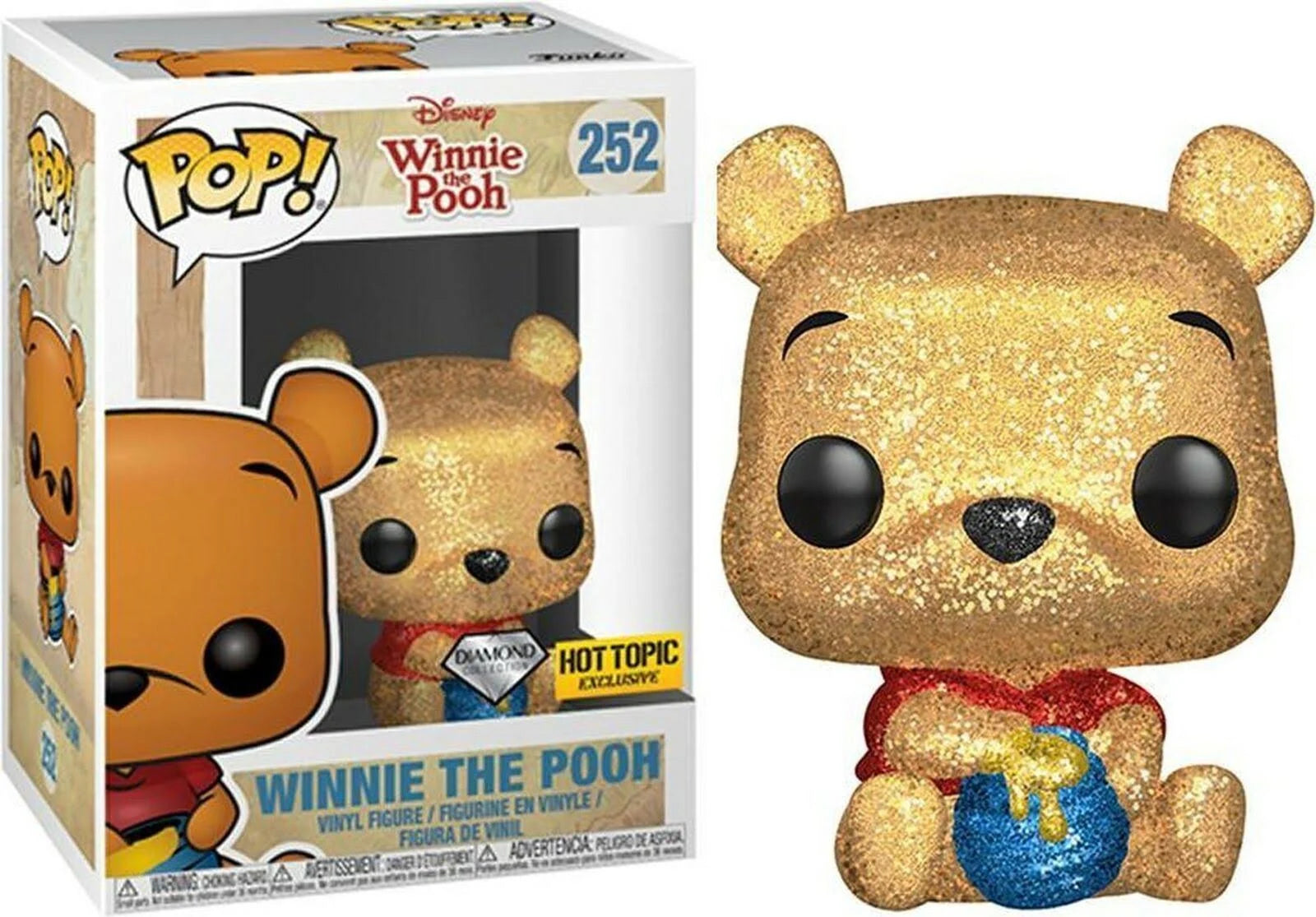 Disney Winnie the Pooh Diamond Collection HT Exclusive #252 (VAULTED) - Limited Edition Collectible for Disney Fans & Home Decor