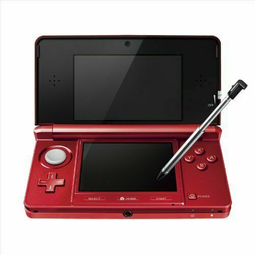 Nintendo 3DS XL Flame Red Edition - Portable Gaming Console for Kids & Adults - Perfect for Travel, Commuting & Home Entertainment