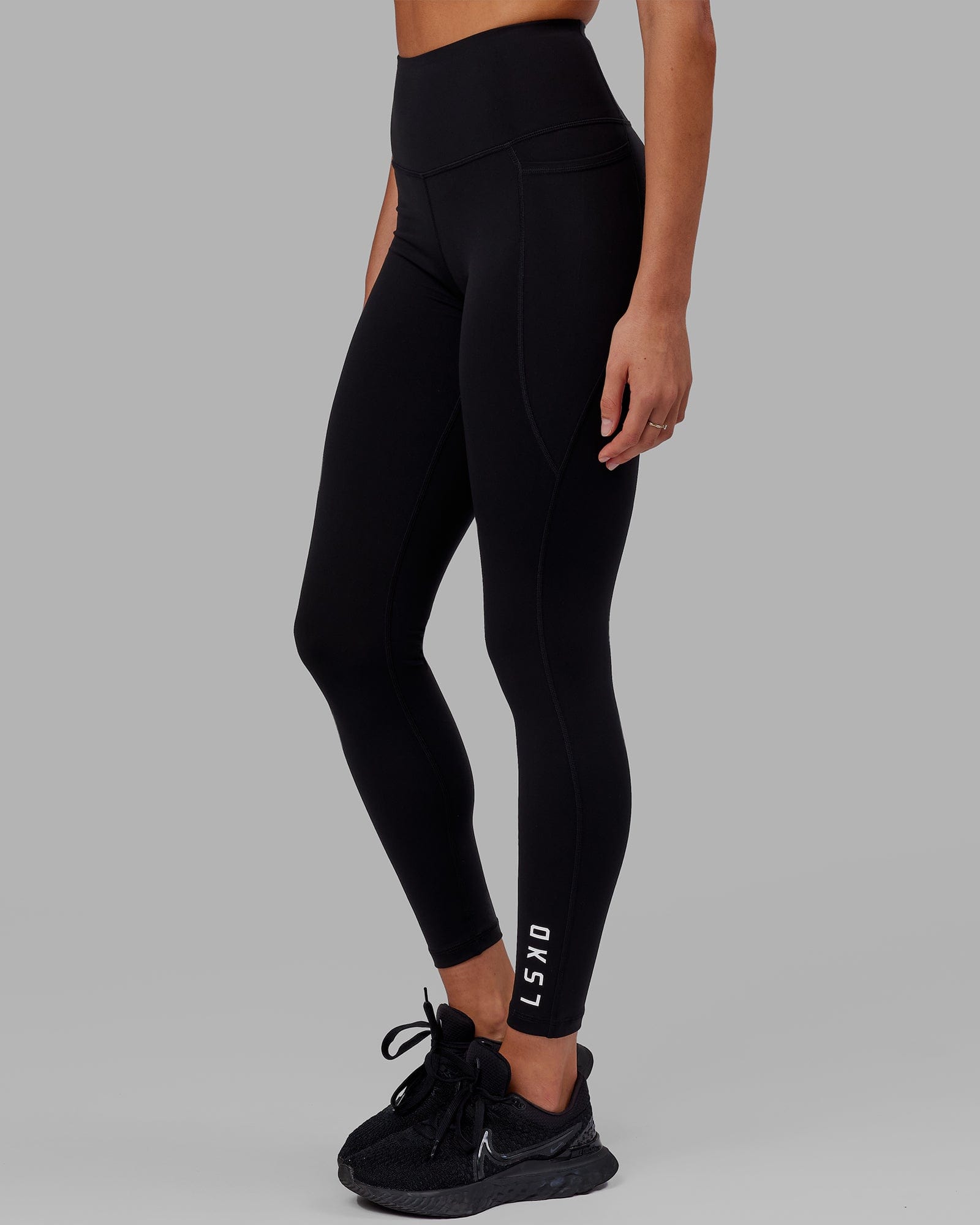 Flux Ultra High Rise Full Length Leggings with Pockets - Black | Workout, Yoga, Running & Everyday Wear for Women