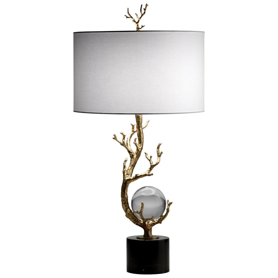 Cyan Design 10982 Autumnus Gold Leaf Table Lamp - Elegant Home Decor for Living Room, Bedroom & Office Lighting