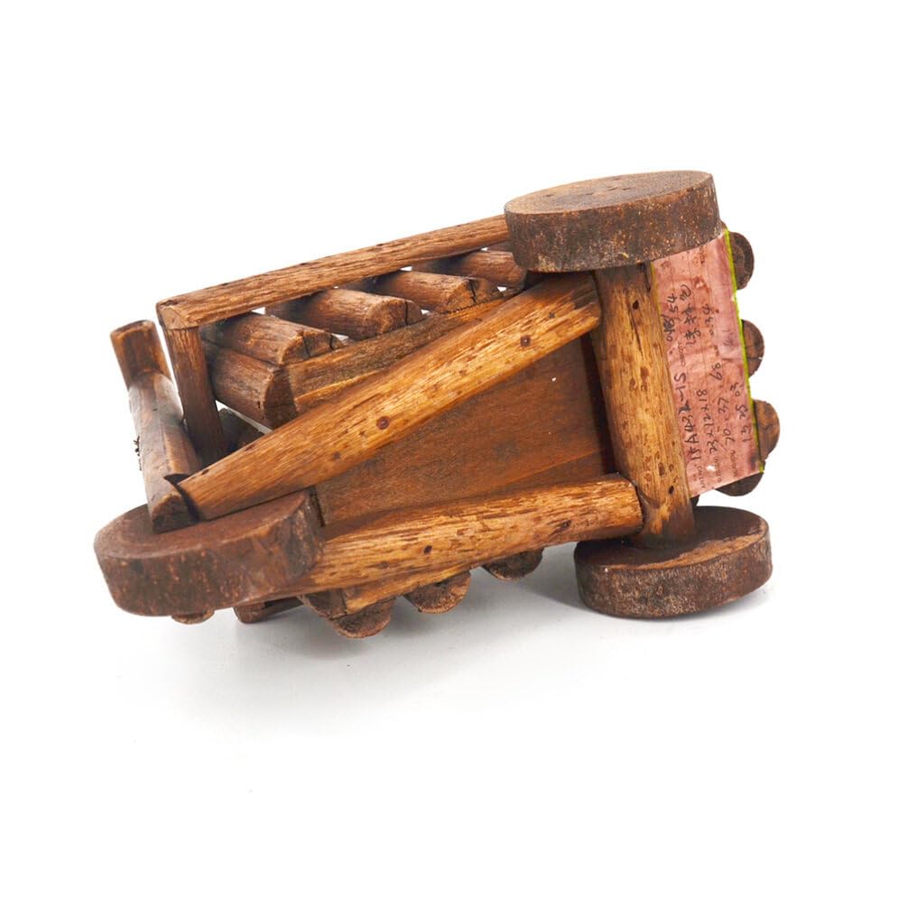 **Cabilock Wooden Planter Box - Outdoor Garden Decor, Rustic Flower Pot Cart for Wedding, Countryside & Home Decoration | Perfect for Patio, Balcony, and Tabletop Displays**