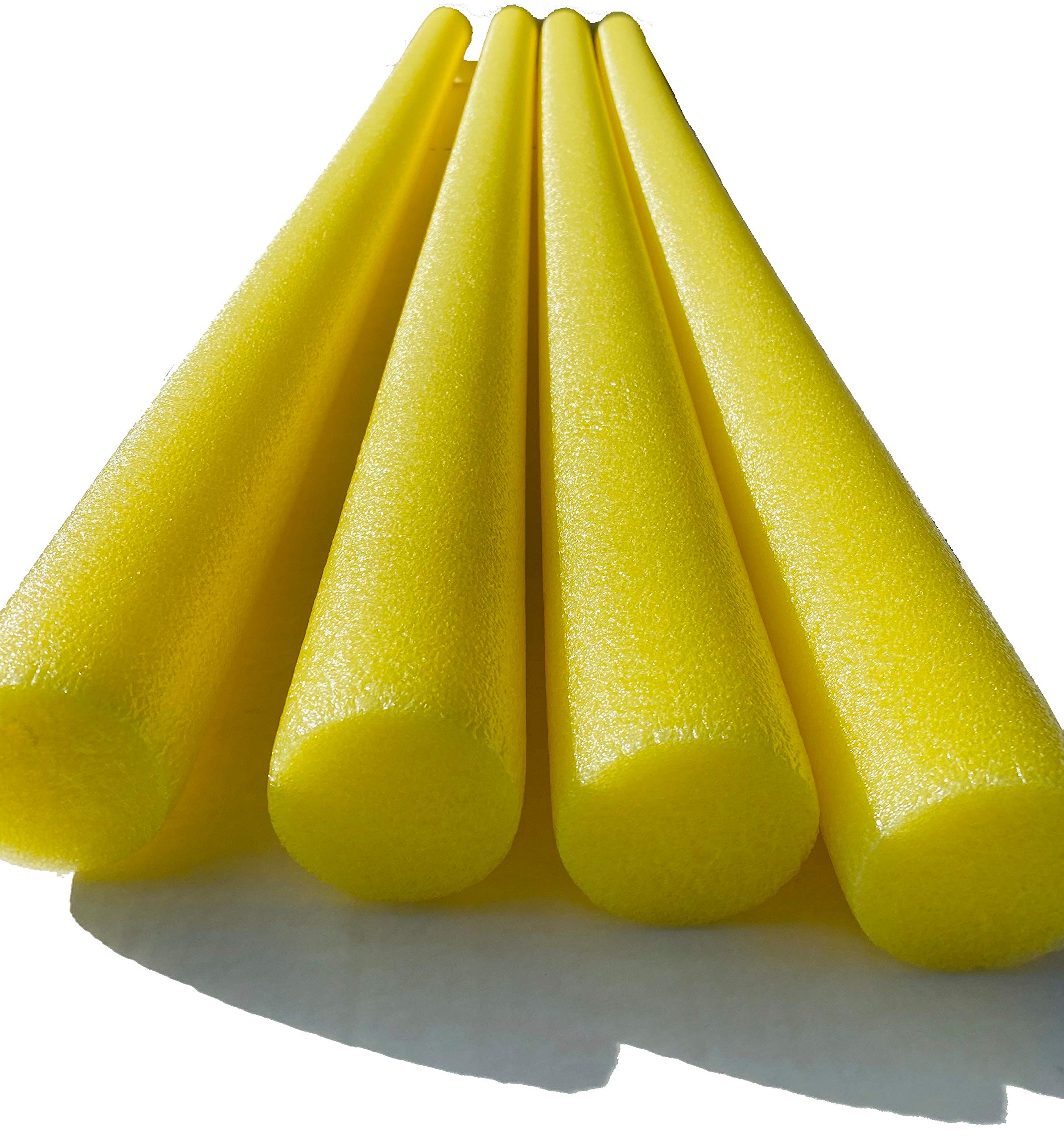 3 Pack No Hole Extra Long Deluxe Solid Core Pool Noodles for Swimming, Water Exercise, and Kids Play - Durable Floating Foam Pool Toys for Summer Fun